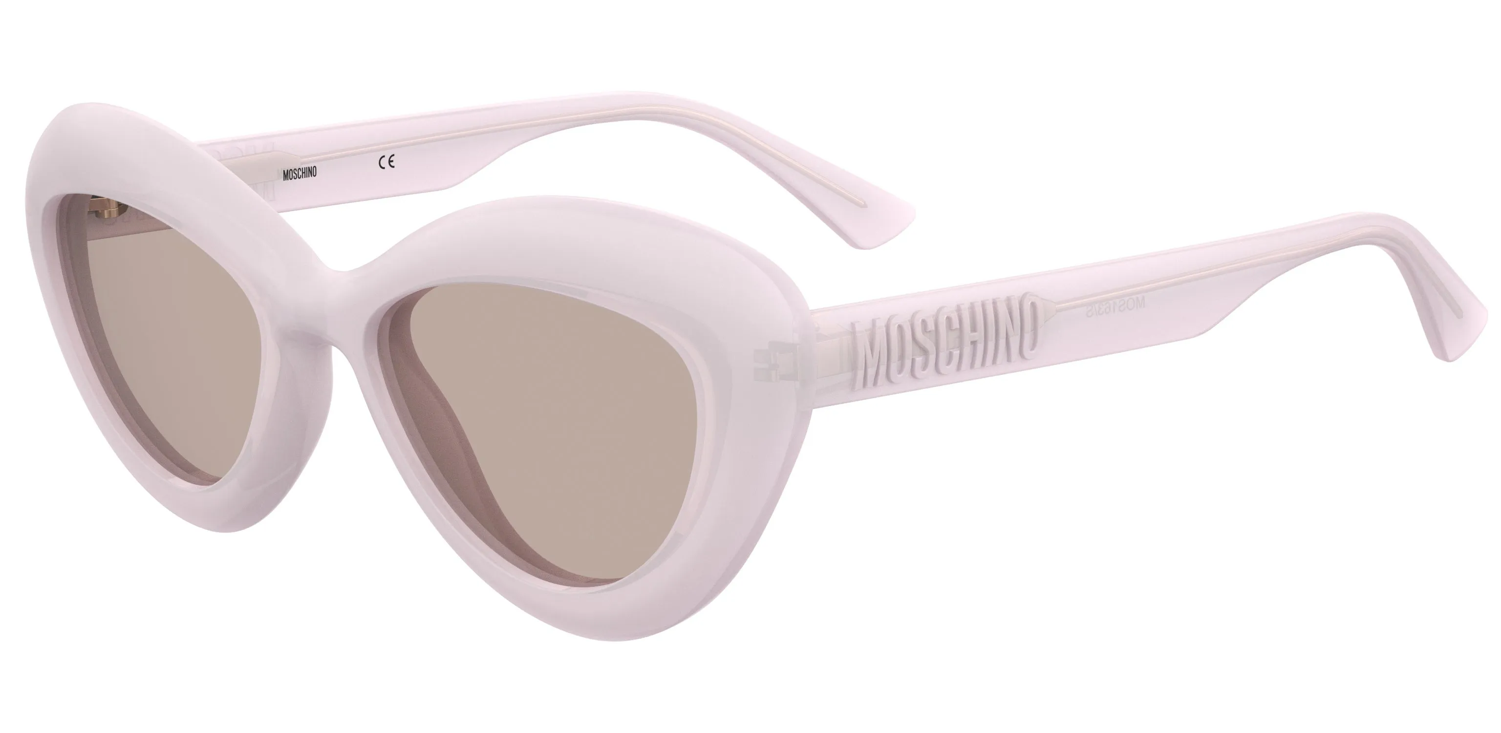 Moschino MOS163/S 35J/U1 Occhiali da sole Plastica Rosa Rosa Cat Eye - immagine 1