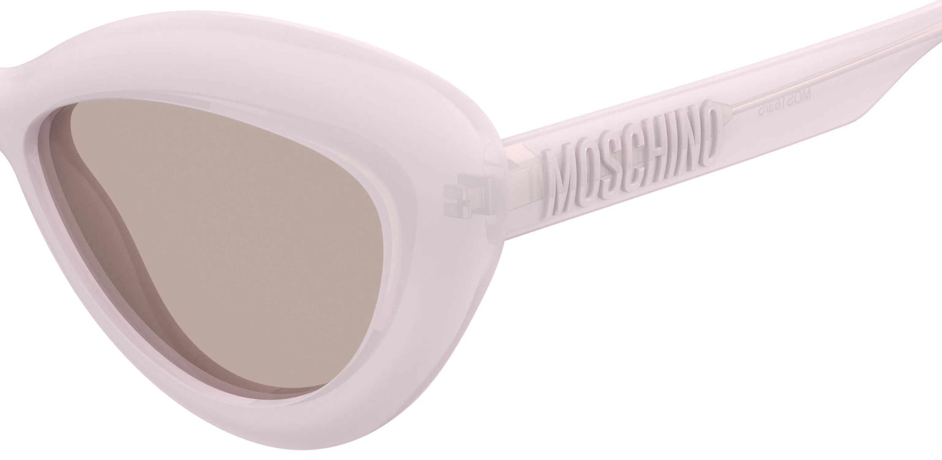 Moschino MOS163/S 35J/U1 Occhiali da sole Plastica Rosa Rosa Cat Eye - immagine 3