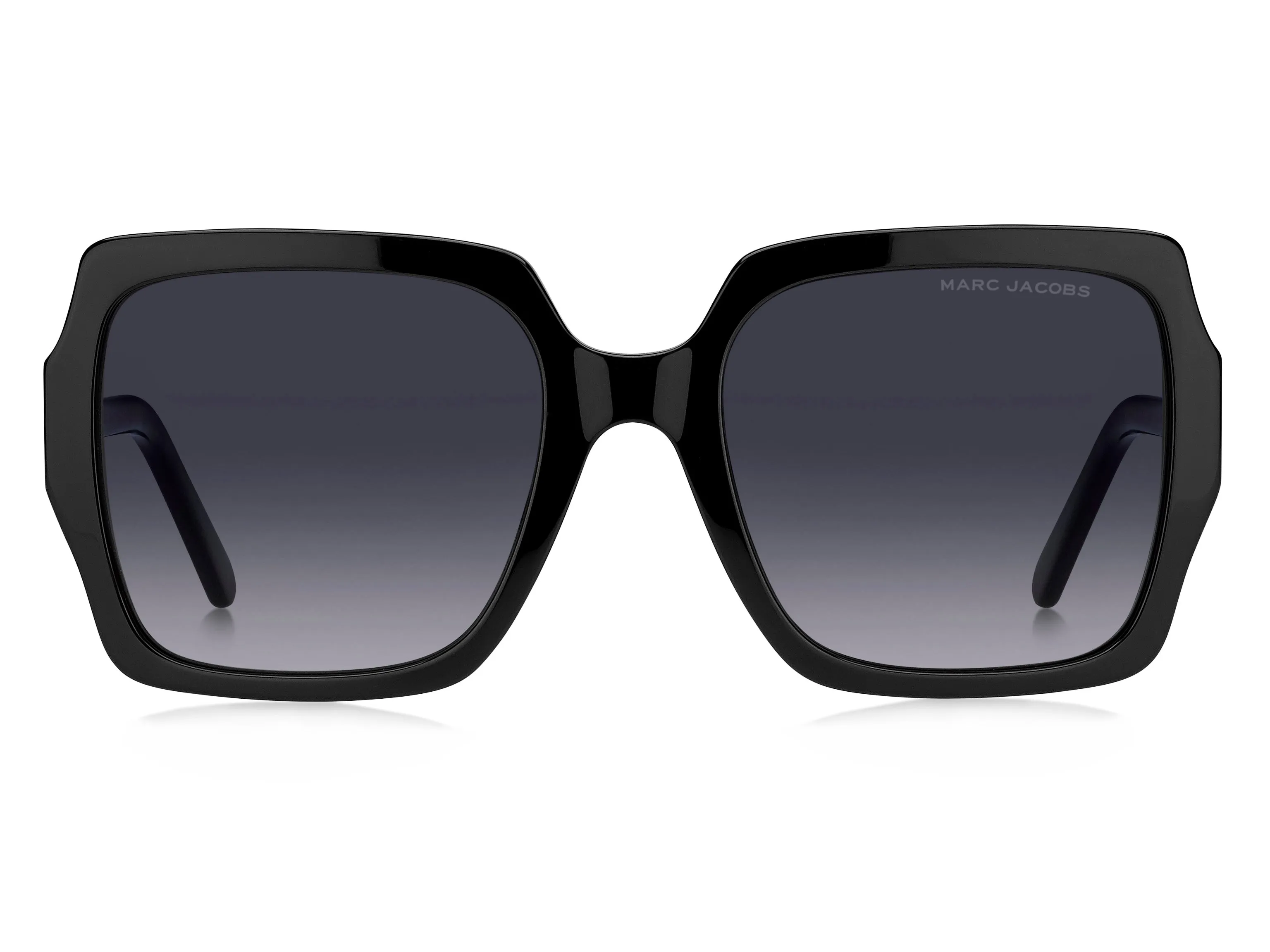 Marc Jacobs MARC 731/S 807/9O Occhiali da sole Acetato Nero Grigio Squadrata Sfumato - immagine 2