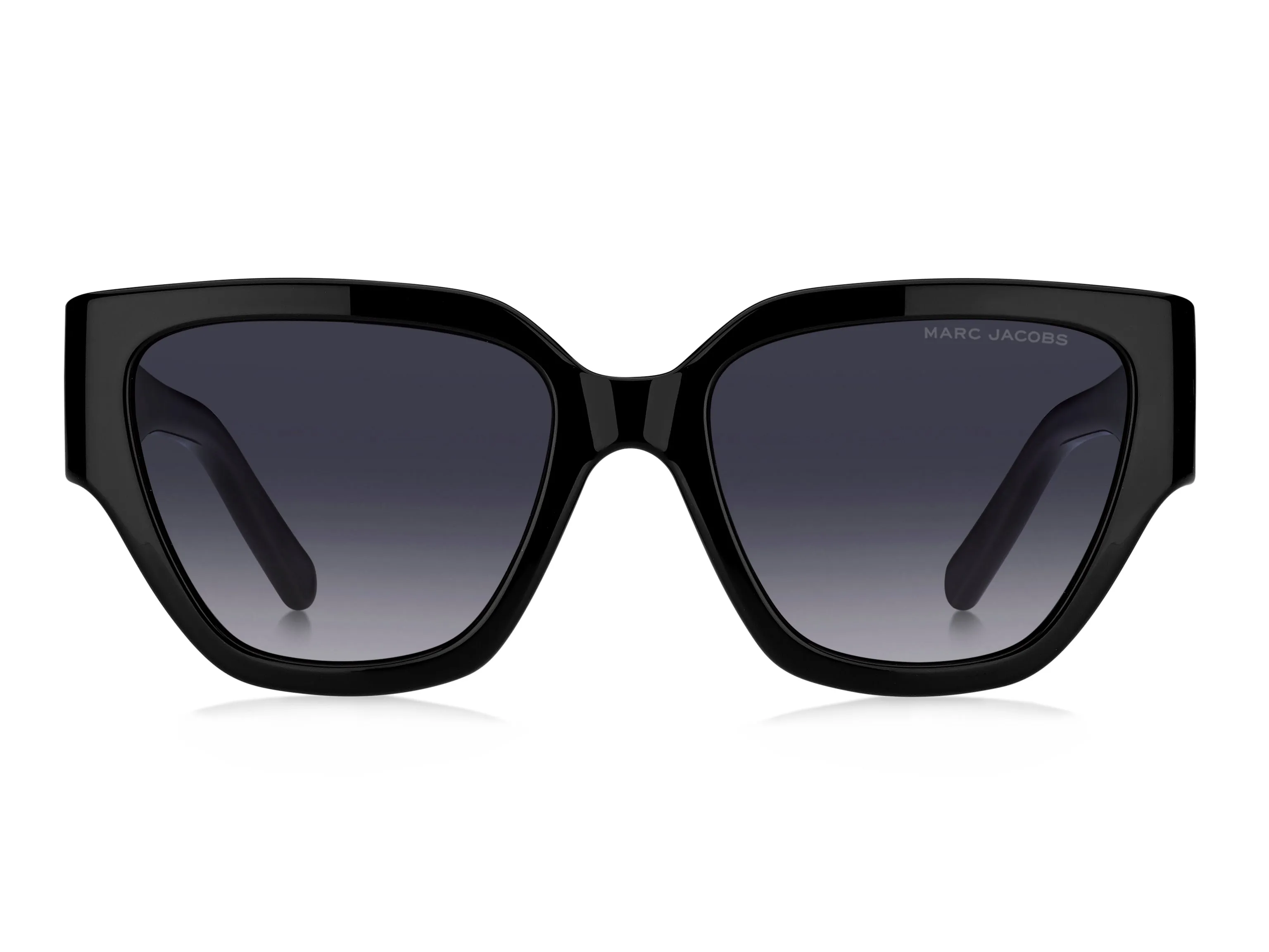 Marc Jacobs MARC 724/S 807/9O Occhiali da sole Iniettato Nero Grigio Squadrata Sfumato - immagine 2