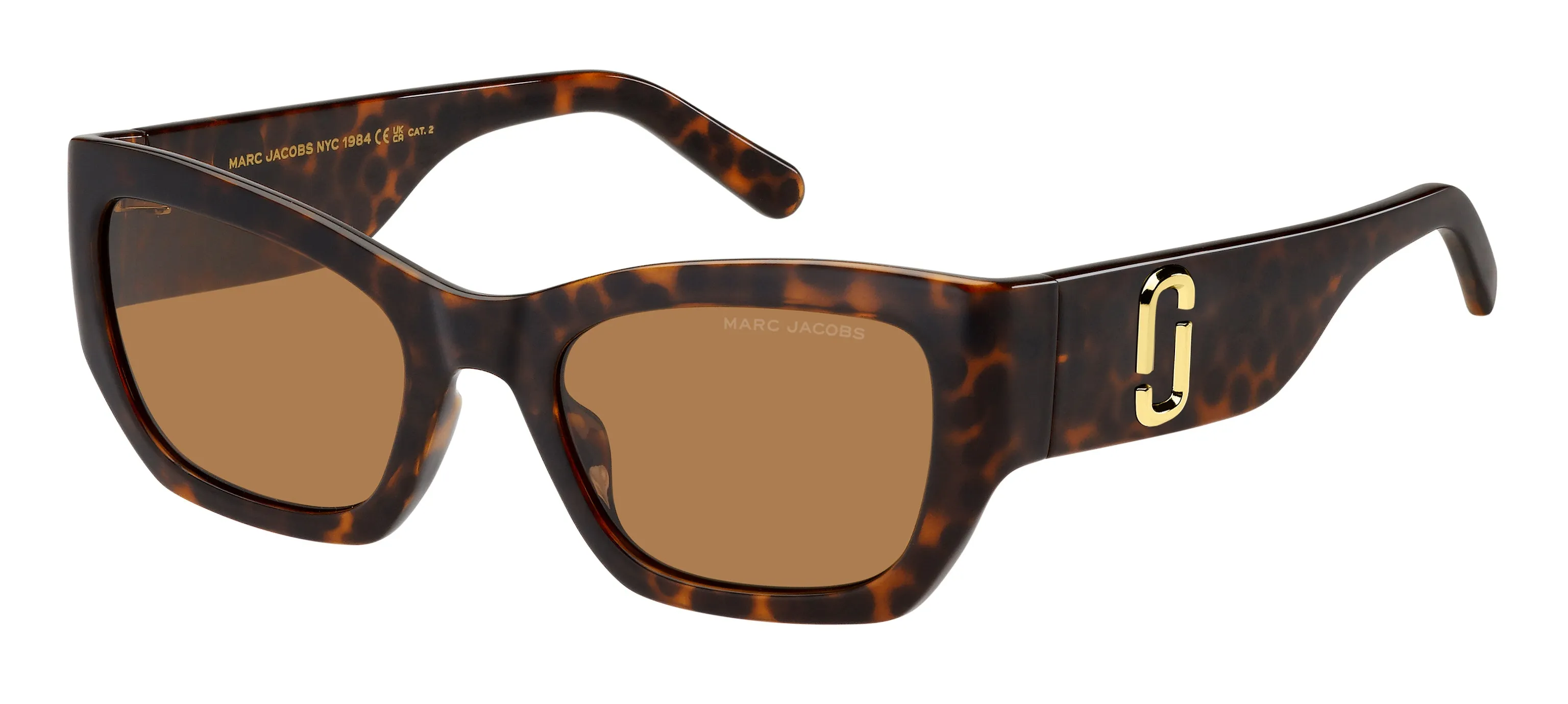 Marc Jacobs MARC 723/S 086/70 Occhiali da sole Iniettato Havana Marrone Cat Eye - immagine 1