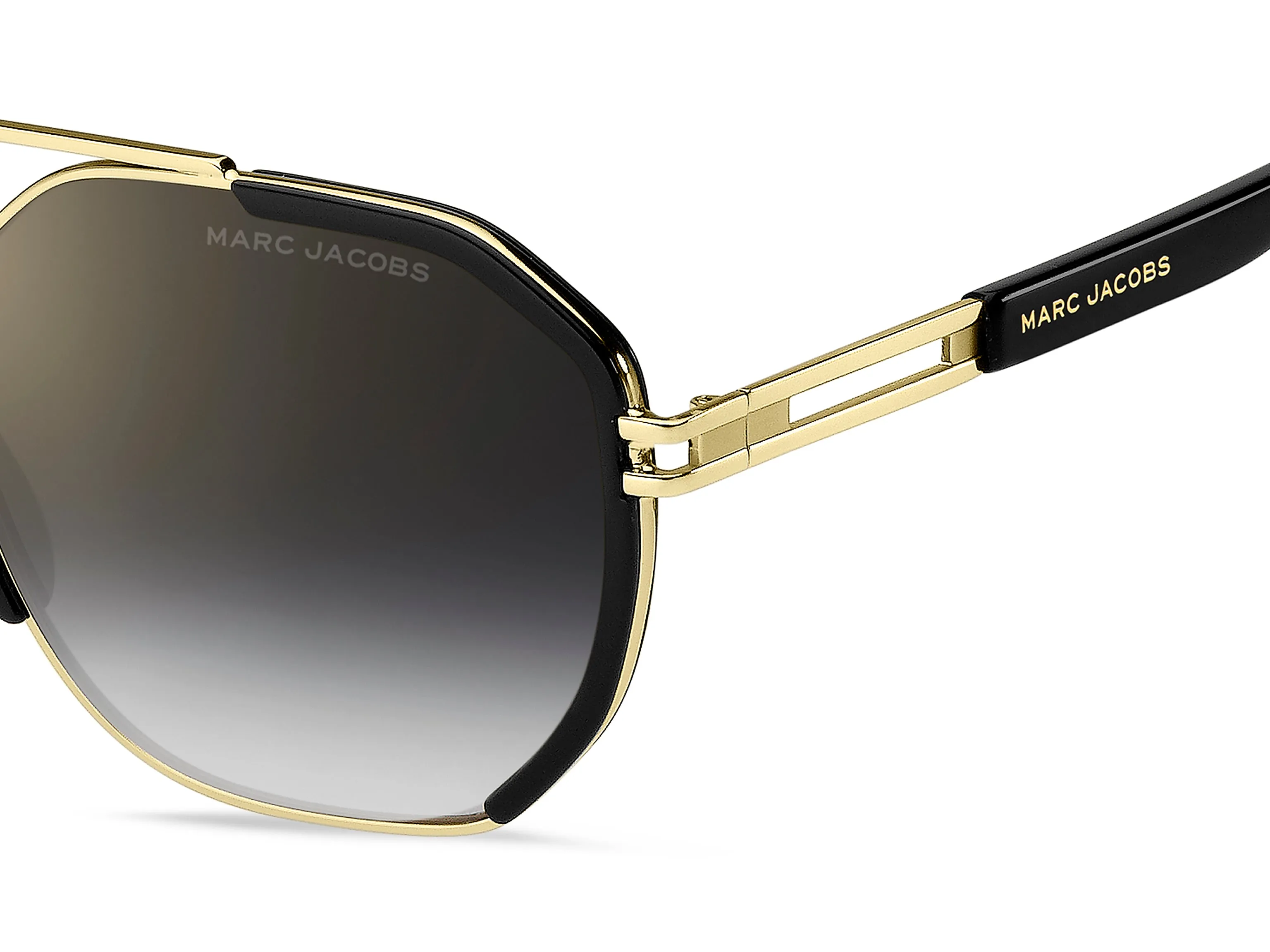 Marc Jacobs MARC 749/S RHL/FQ Occhiali da sole Metallo Oro Grigio/oro Pilot Specchiate Sfumato - immagine 3