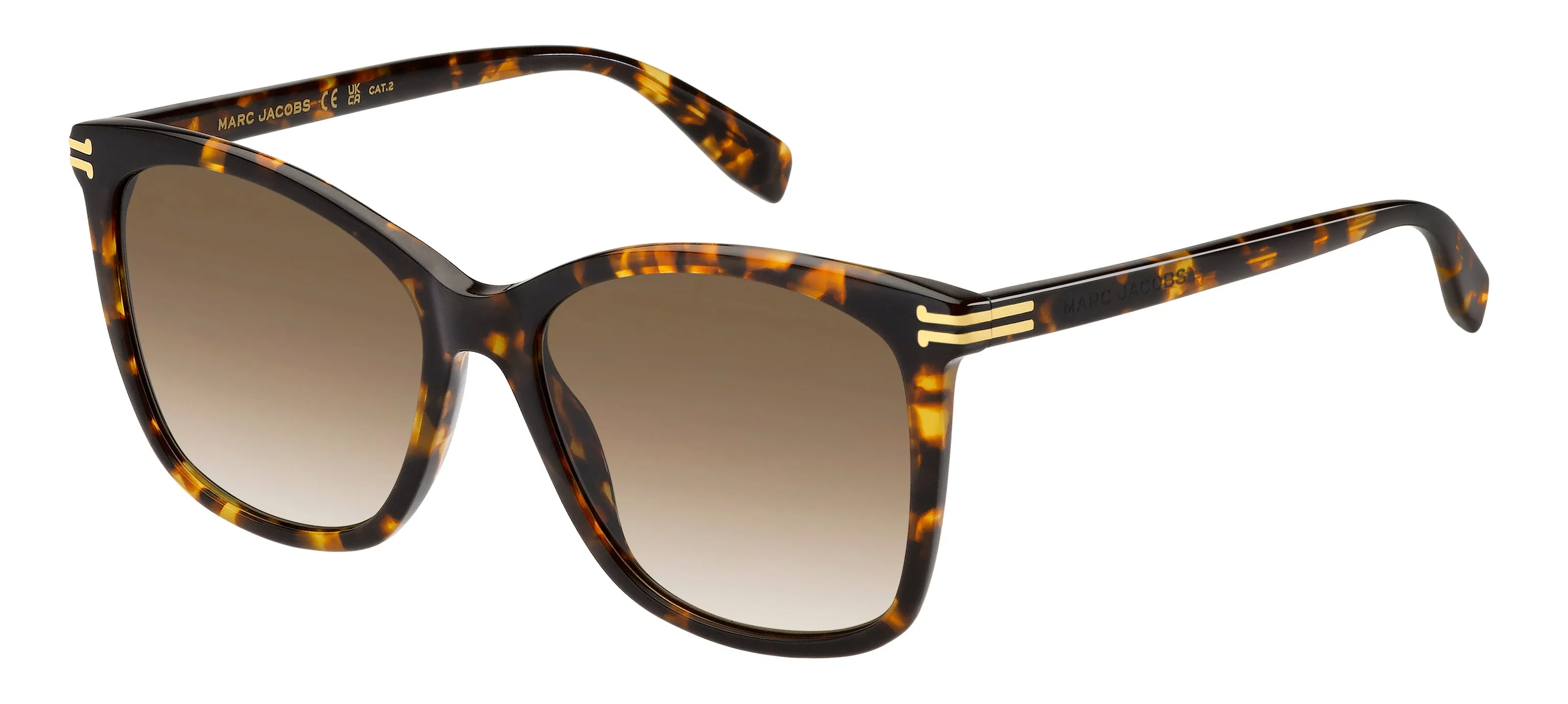 Marc Jacobs MJ 1106/S 086/HA Occhiali da sole Acetato Havana Marrone Cat Eye Sfumato - immagine 1