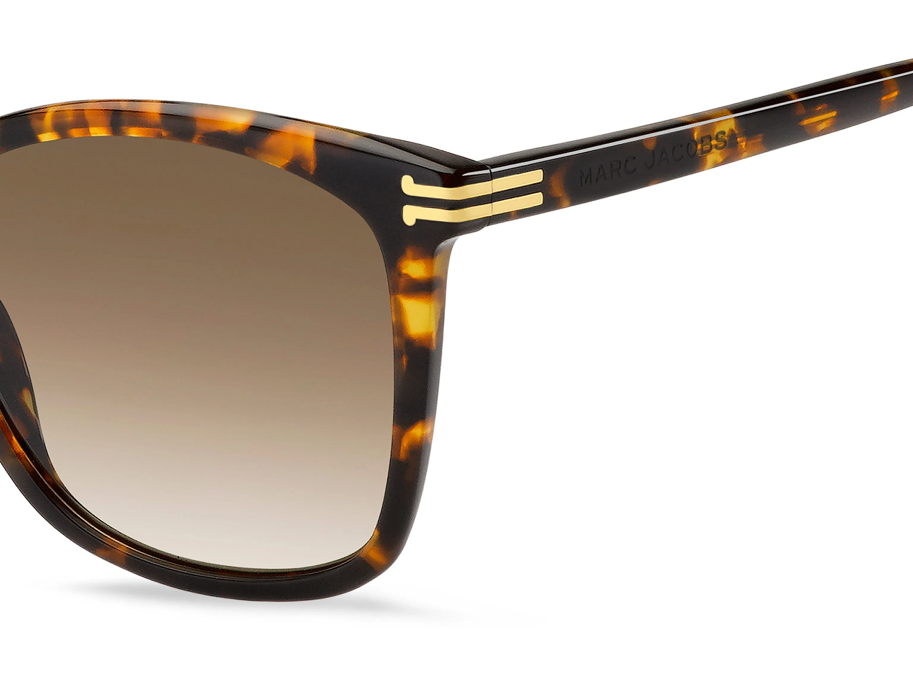 Marc Jacobs MJ 1106/S 086/HA Occhiali da sole Acetato Havana Marrone Cat Eye Sfumato - immagine 3