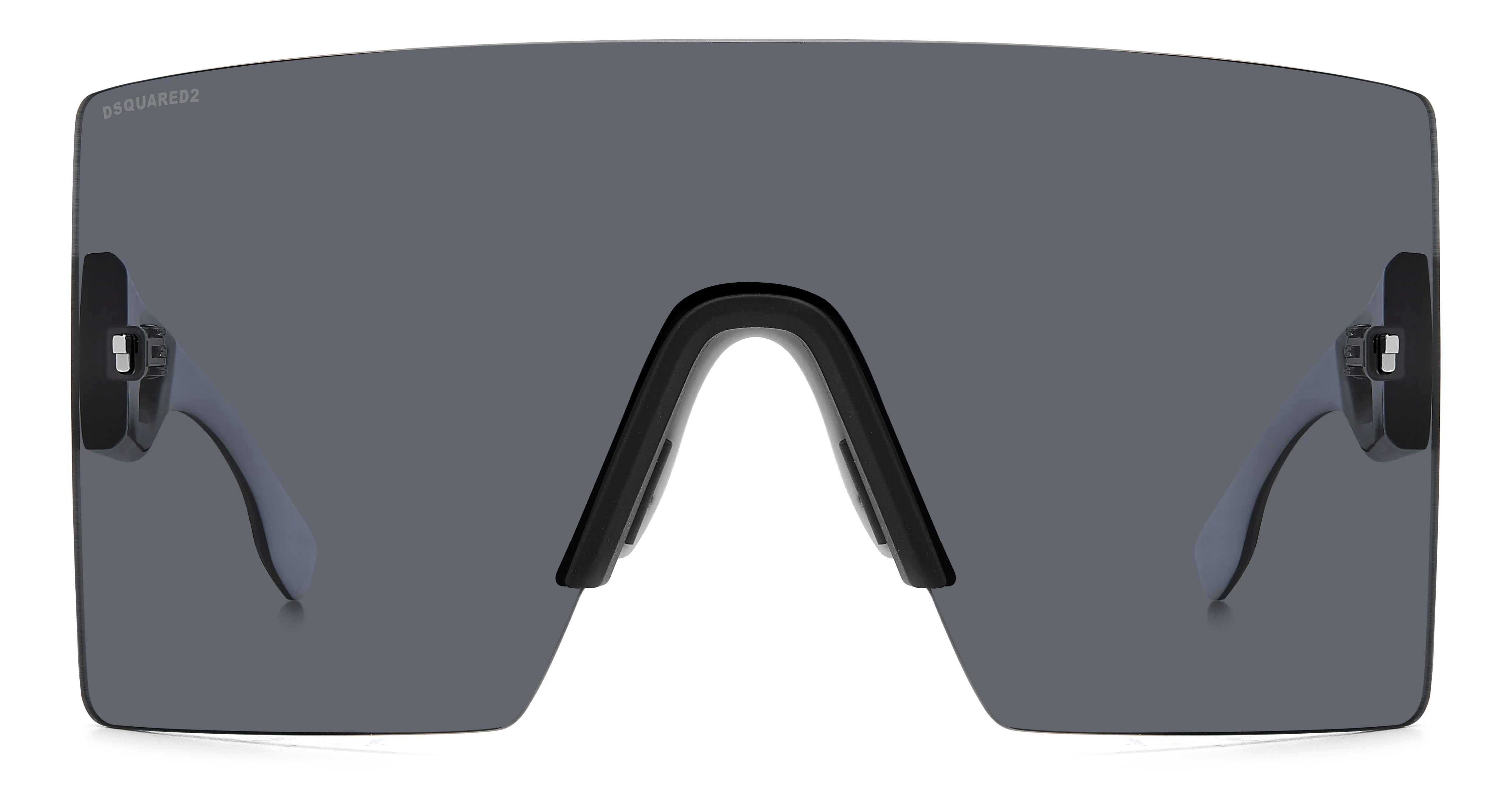 Dsquared2 D2 0126/S 80S/IR Occhiali da sole Plastica Nero/bianco Grigio Maschera - immagine 2