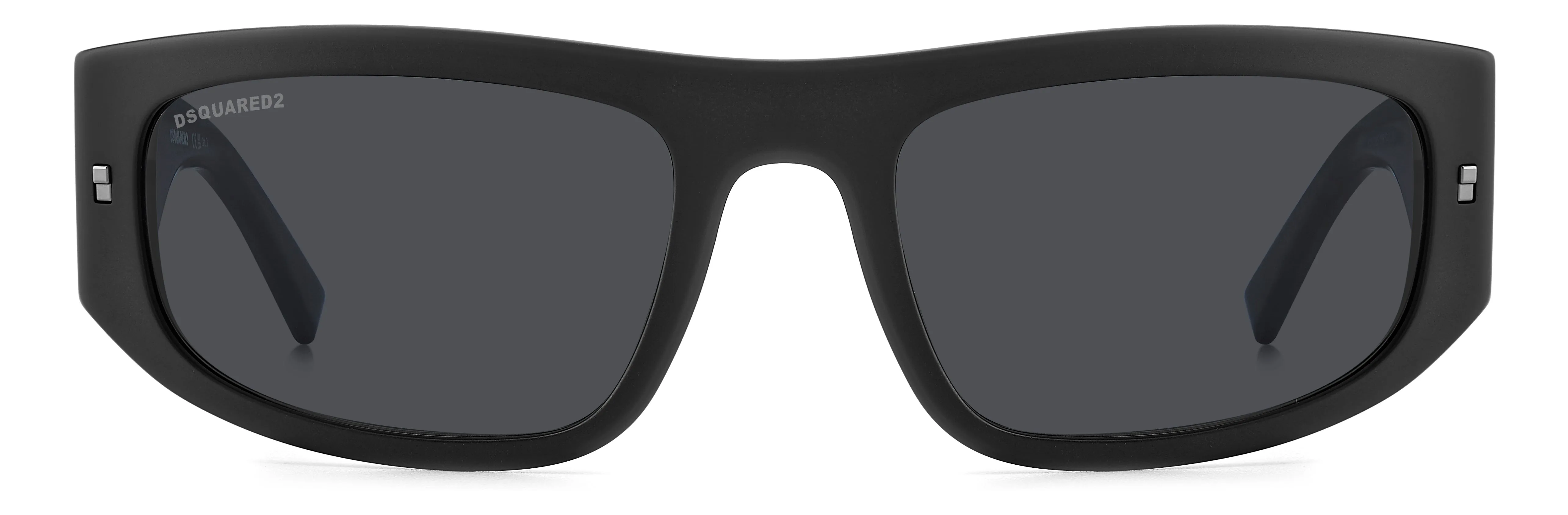 Dsquared2 ICON 0016/S 003/IR Occhiali da sole Acetato Nero-opaco Grigio Squadrata - immagine 2