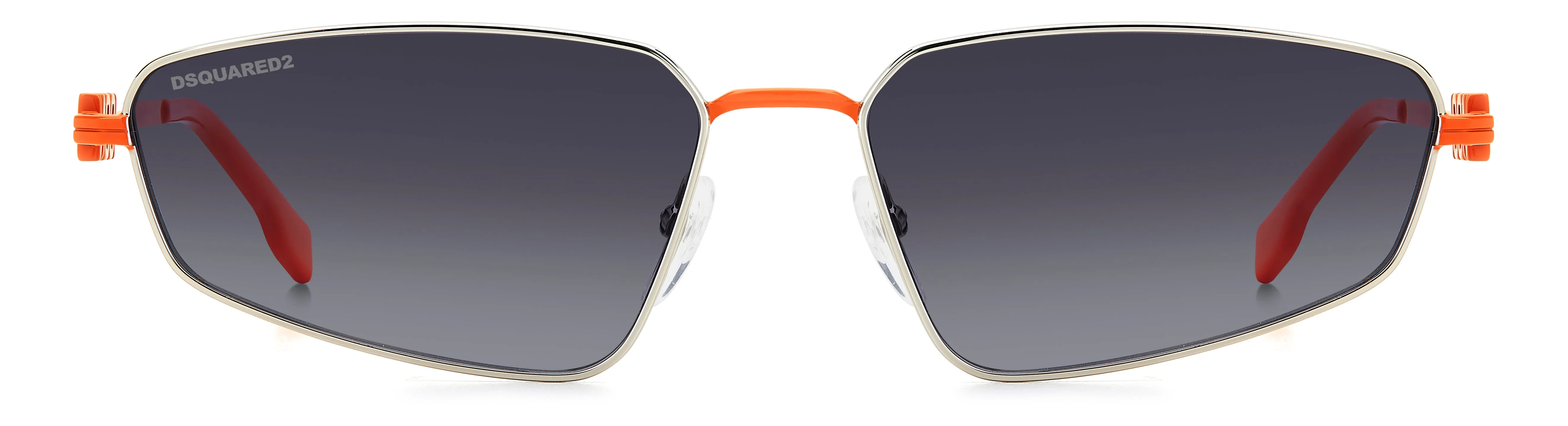 Dsquared2 ICON 0015/S G2I/9O Occhiali da sole Metallo Palladio Grigio Geometrica Normale Sfumato - immagine 2