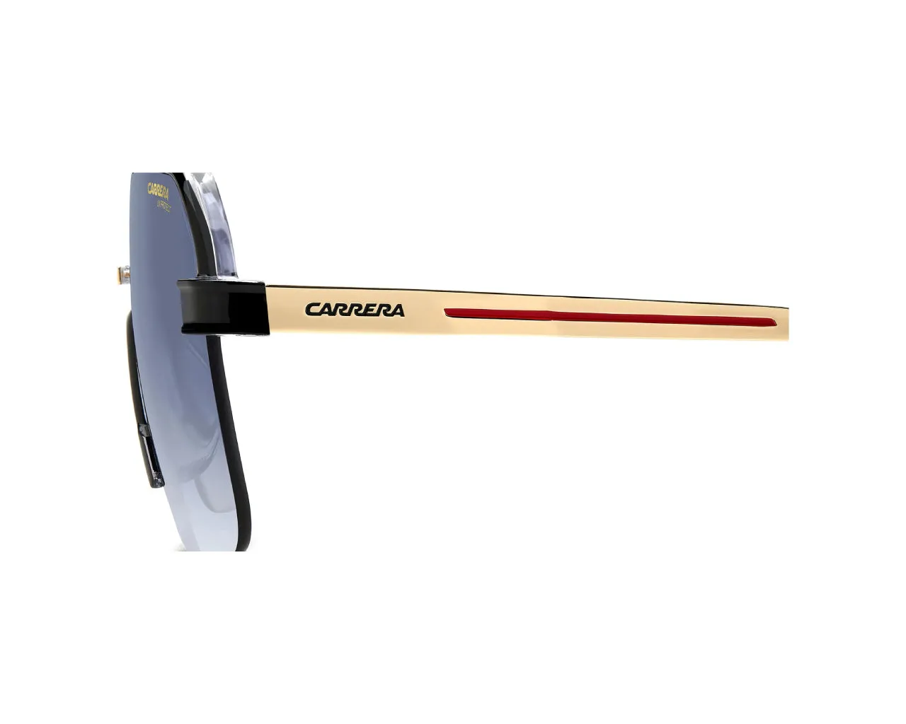Carrera CARRERA 1066/S 7C5/08 Occhiali da sole Plastica Nero Blu Squadrata Normale Sfumato - immagine 3