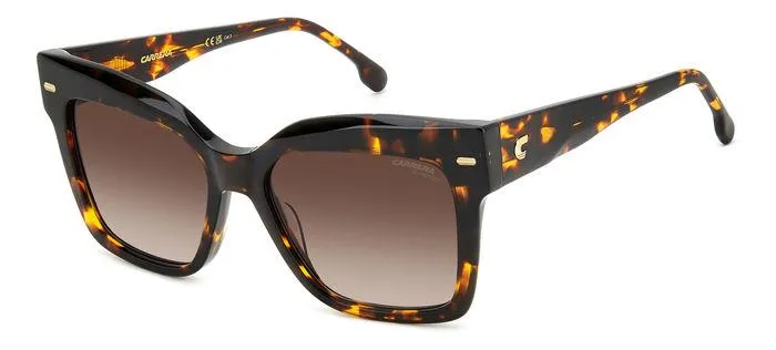 Carrera CARRERA 3037/S 086/HA Occhiali da sole Acetato Havana Marrone Farfalla Sfumato - immagine 1