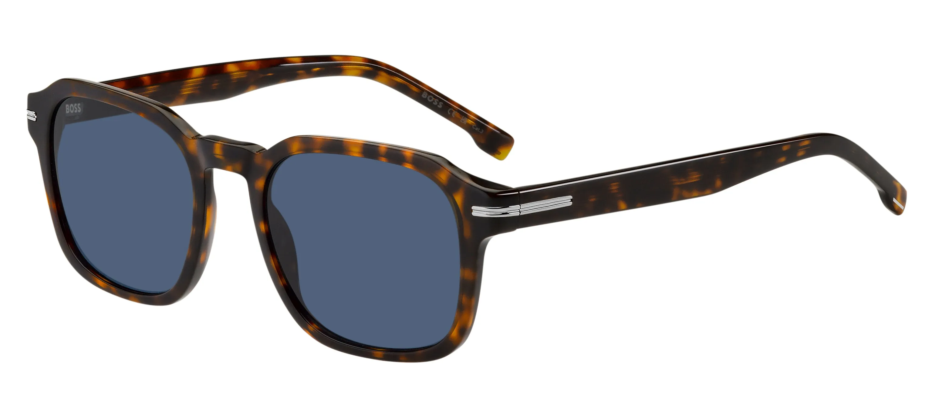 Hugo Boss BOSS 1627/S 086/KU Occhiali da sole Acetato Havana Blu Squadrata - immagine 1