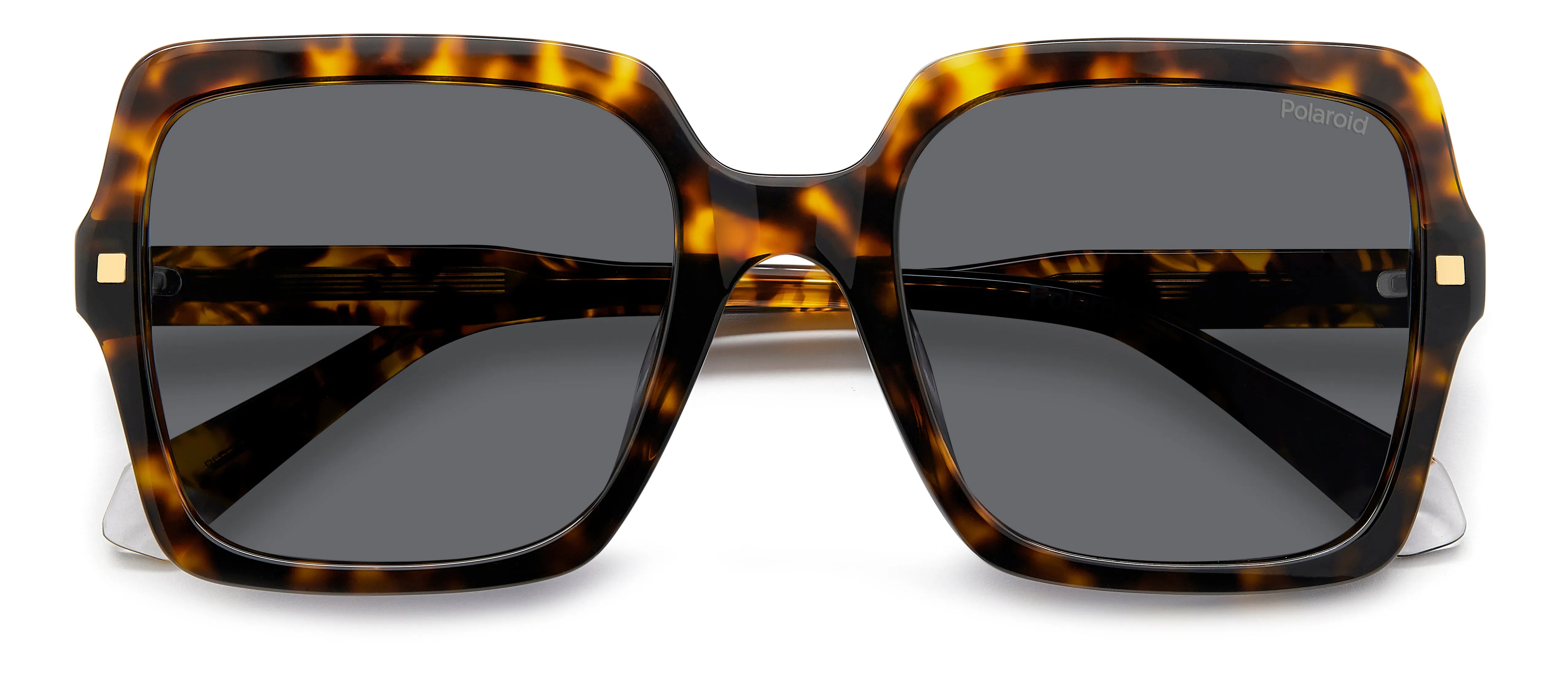 Polaroid PLD 4165/S/X 086/M9 Occhiali da sole Acetato Havana Grigio Squadrata Polarizzata - immagine 3