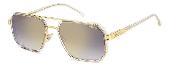 Carrera CARRERA 1069/S REJ/FQ Occhiali da sole Acciaio Cristallo Grigio/oro Geometrica Specchiato - immagine 1