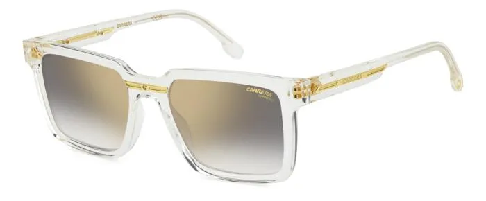 Carrera VICTORY C 02/S 900/FQ Occhiali da sole Bio Poliammide Cristallo Grigio/oro Squadrata Normale Sfumato - immagine 1