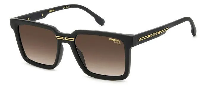 Carrera VICTORY C 02/S 003/86 Occhiali da sole Bio Poliammide Nero Marrone Squadrata Normale Sfumato - immagine 1