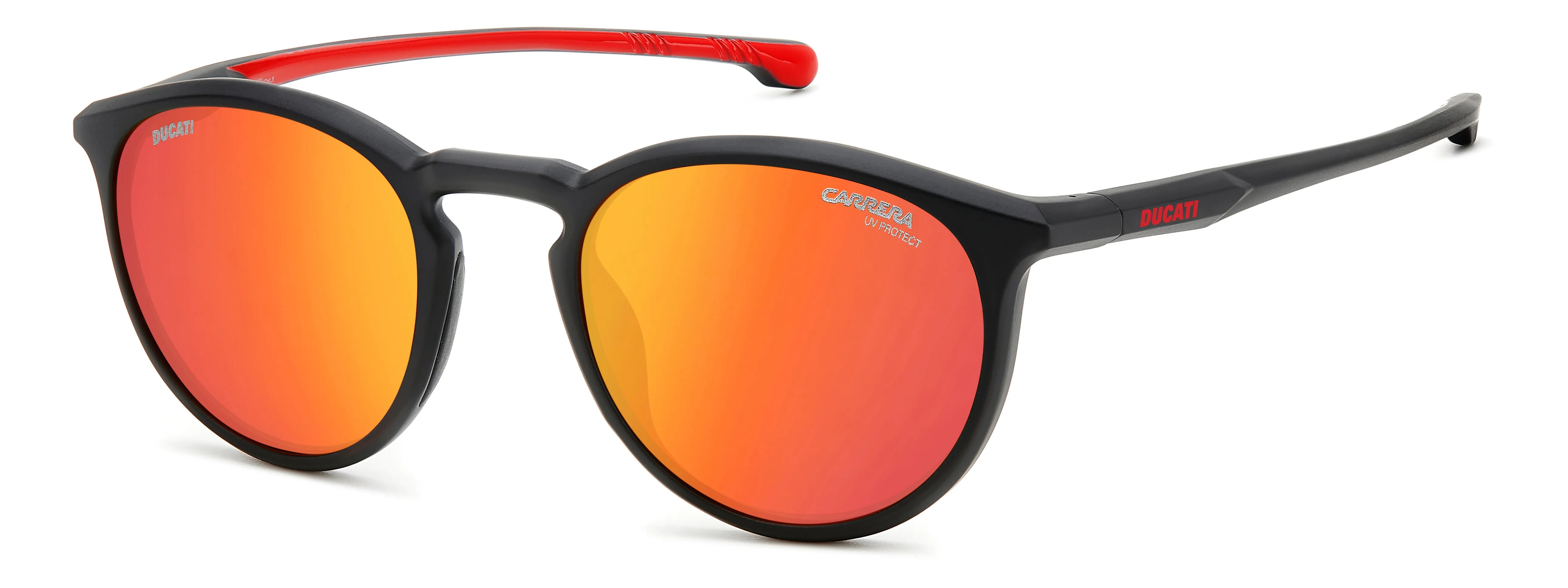 Carrera Ducati CARDUC 035/S 003/UZ Occhiali da sole Polyamide Nero-opaco Rosso Rotonda Multistrato - immagine 1