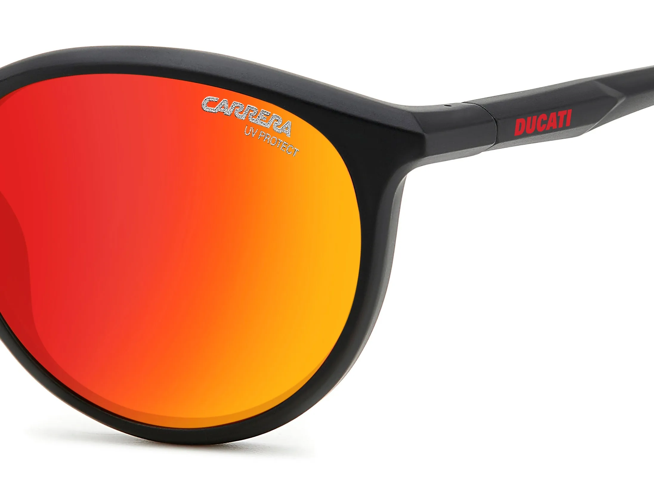 Carrera Ducati CARDUC 035/S 003/UZ Occhiali da sole Polyamide Nero-opaco Rosso Rotonda Multistrato - immagine 4