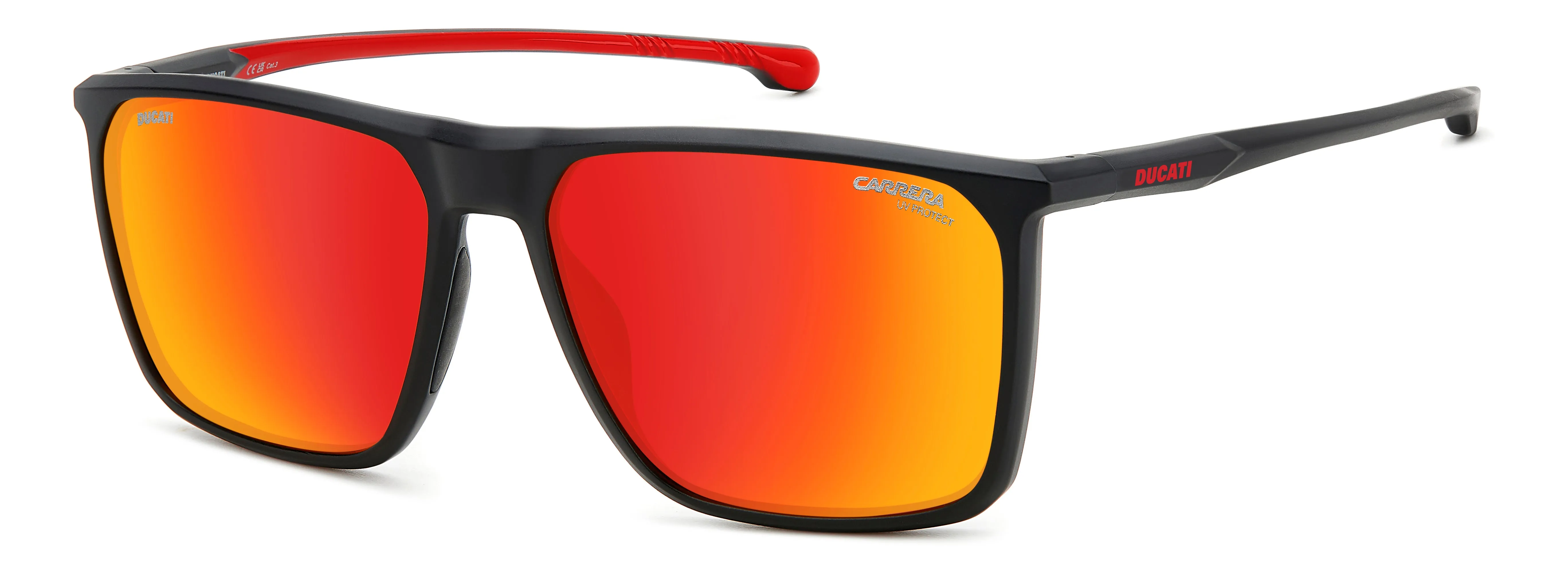 Carrera Ducati CARDUC 034/S OIT/UZ Occhiali da sole Polyamide Nero Rosso Squadrata Multistrato - immagine 1