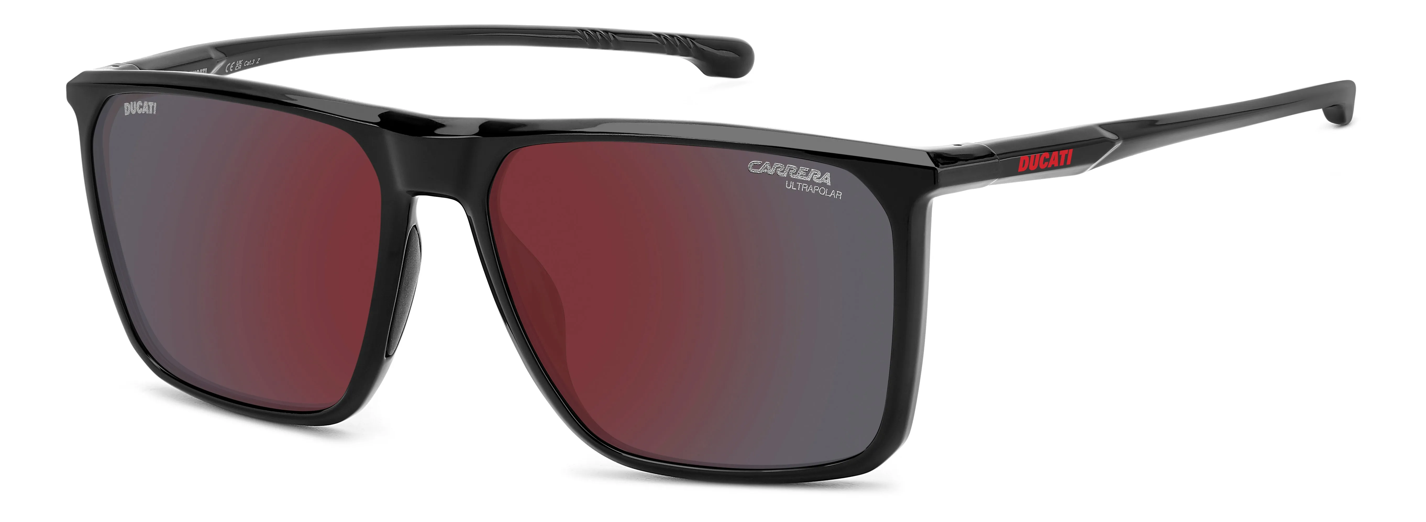 Carrera Ducati CARDUC 034/S 807/H4 Occhiali da sole Polyamide Nero Grigio Squadrata Polarizzata - immagine 1