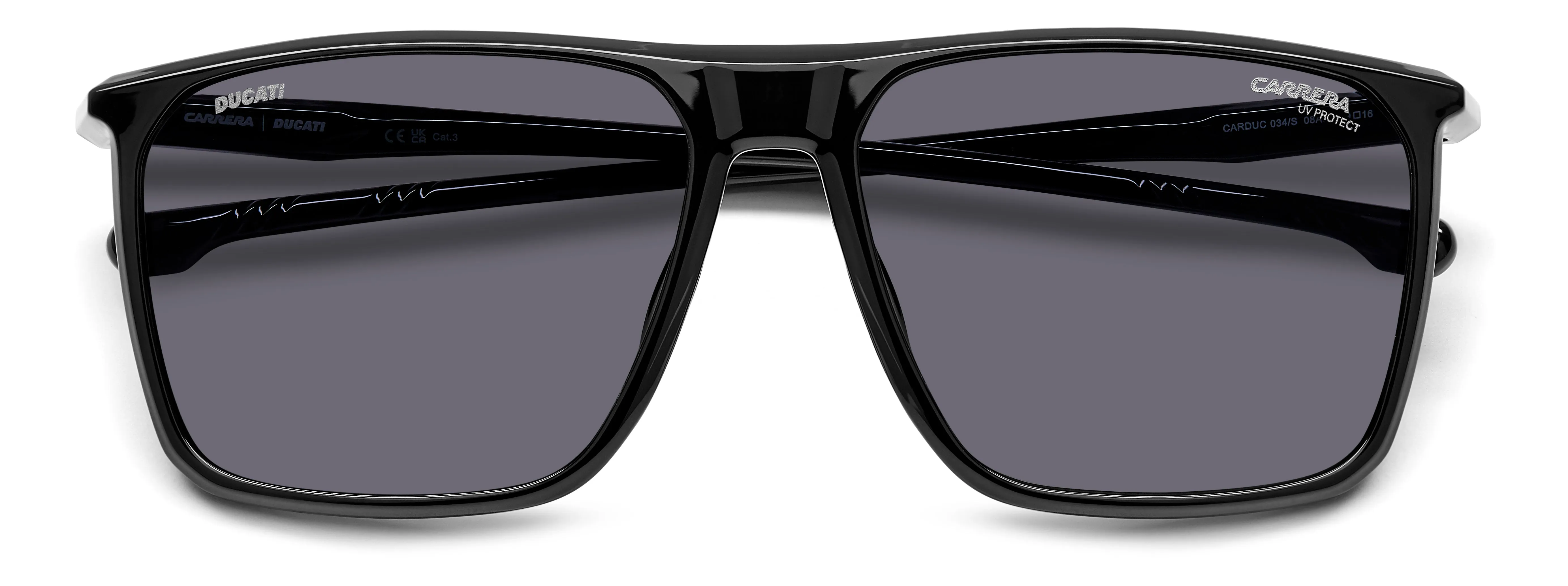Carrera Ducati CARDUC 034/S 08A/IR Occhiali da sole Polyamide Grigio Grigio Squadrata - immagine 3