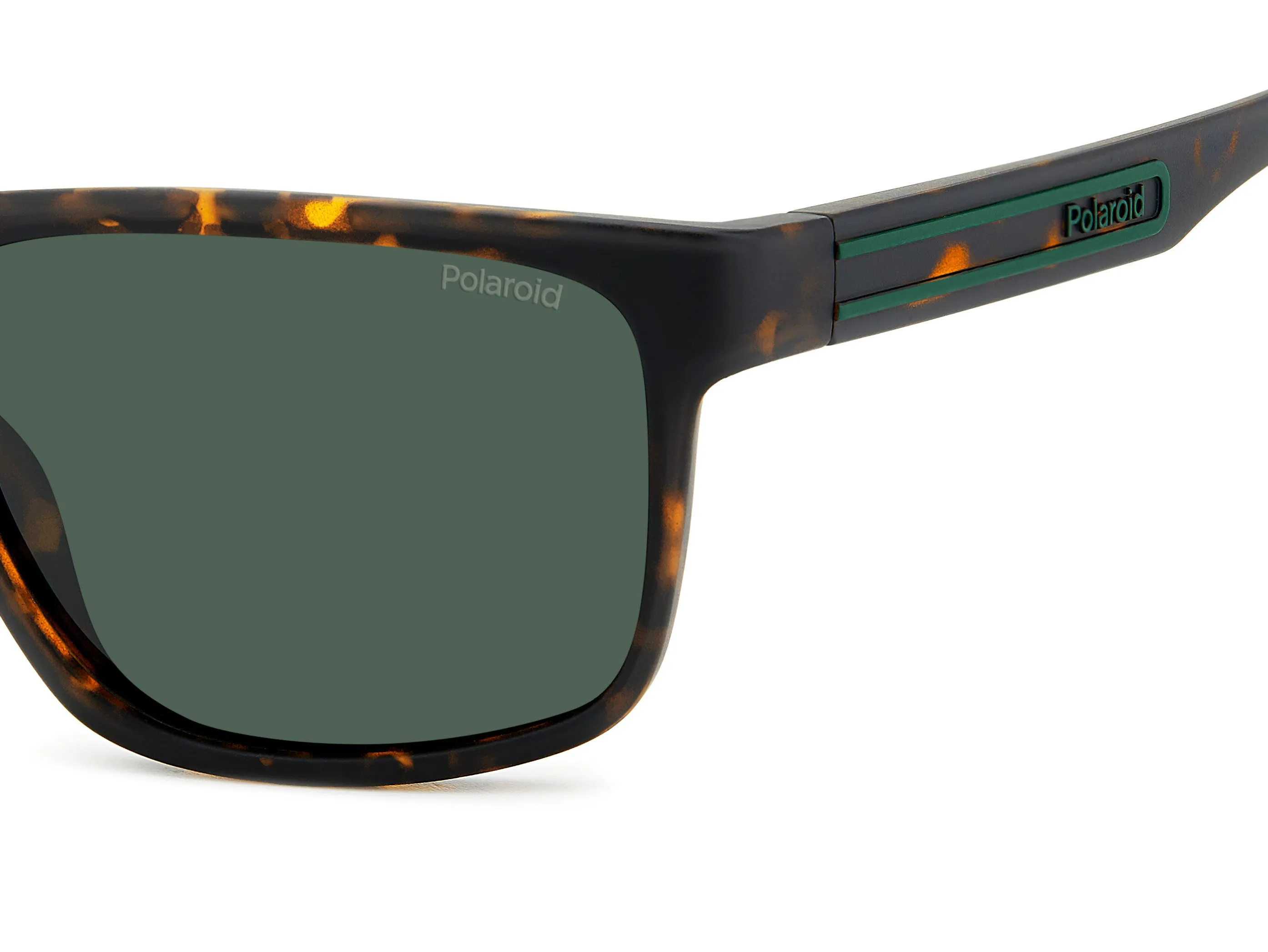 Polaroid PLD 2157/S HGC/UC Occhiali da sole Plastica Havana Verde Squadrata Polarizzata - immagine 4