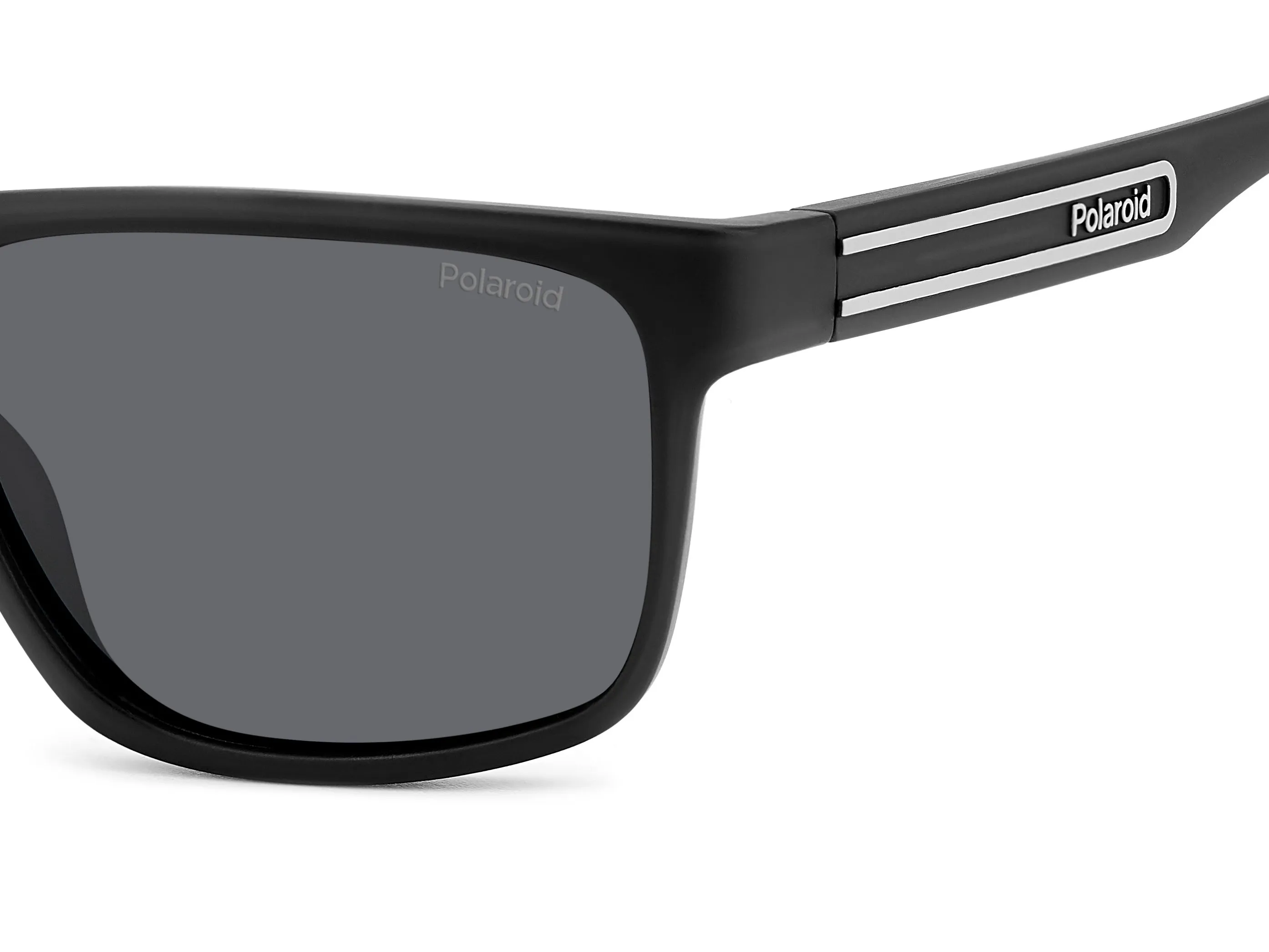 Polaroid PLD 2157/S 003/M9 Occhiali da sole Plastica Nero Grigio Squadrata Polarizzata - immagine 4
