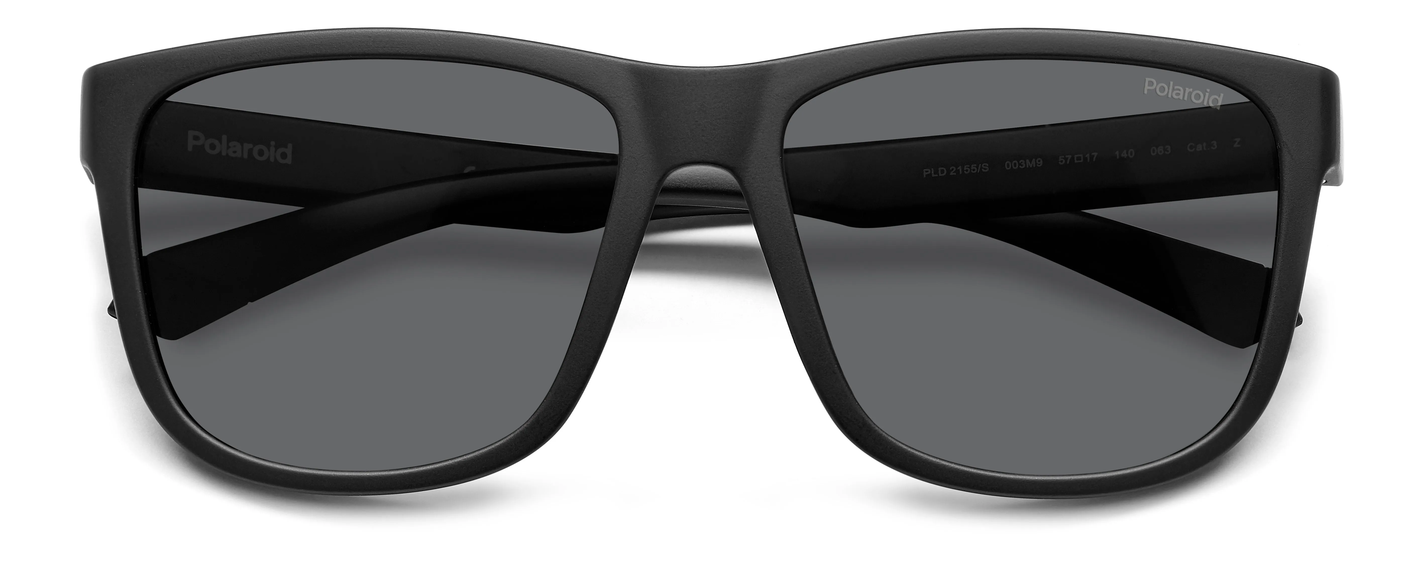 Polaroid PLD 2155/S 003/M9 Occhiali da sole Policarbonato Nero Grigio Squadrata Polarizzata - immagine 3