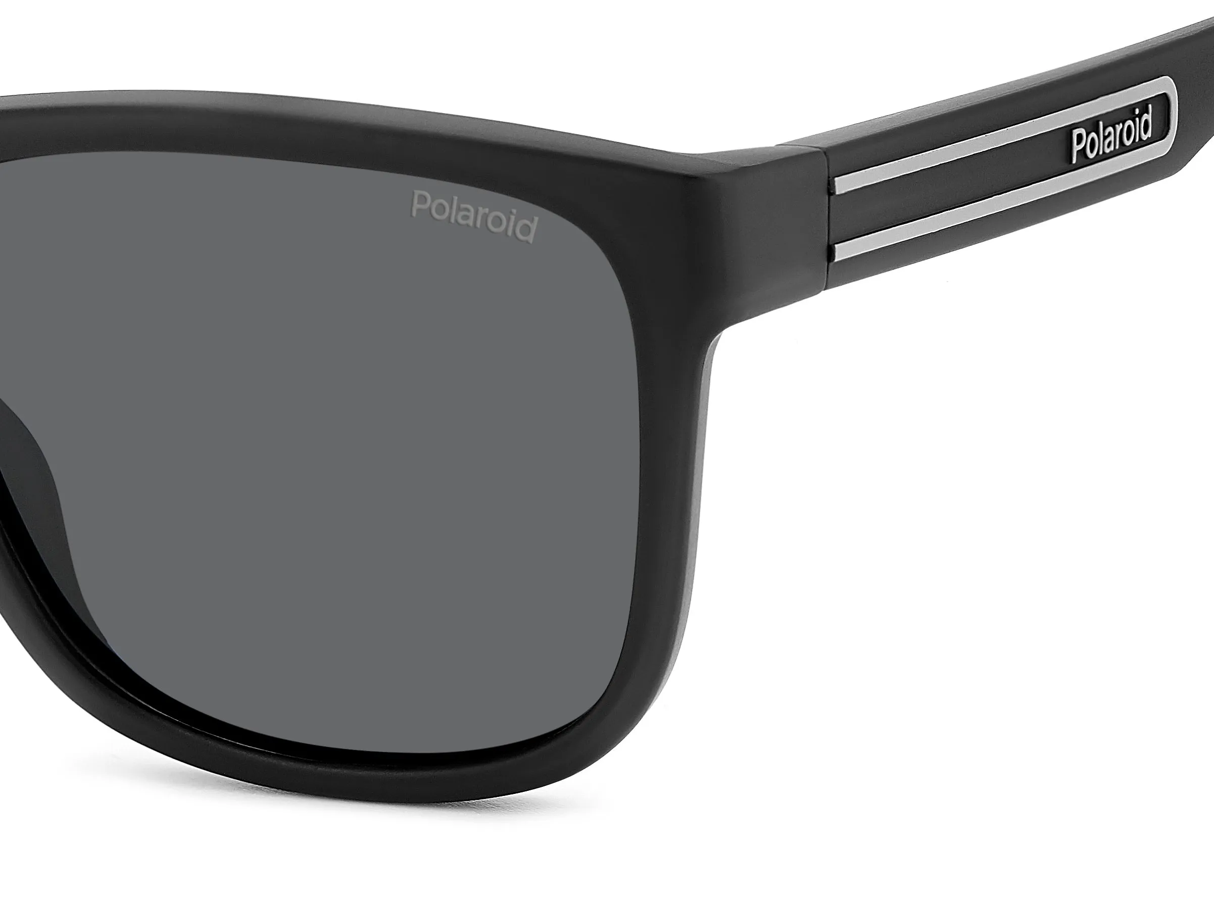Polaroid PLD 2155/S 003/M9 Occhiali da sole Policarbonato Nero Grigio Squadrata Polarizzata - immagine 4