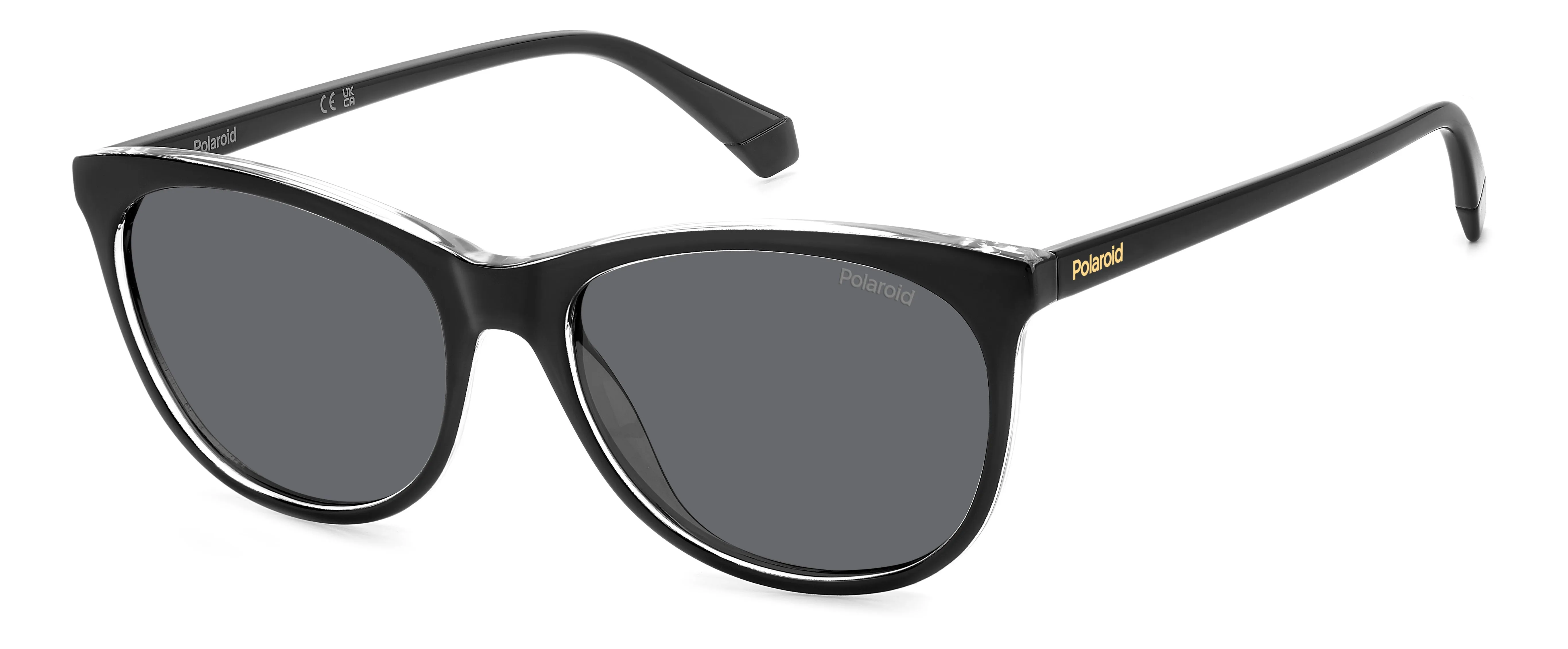 Polaroid PLD 4161/S 7C5/M9 Occhiali da sole Policarbonato Nero Grigio Cat Eye Polarizzata - immagine 1