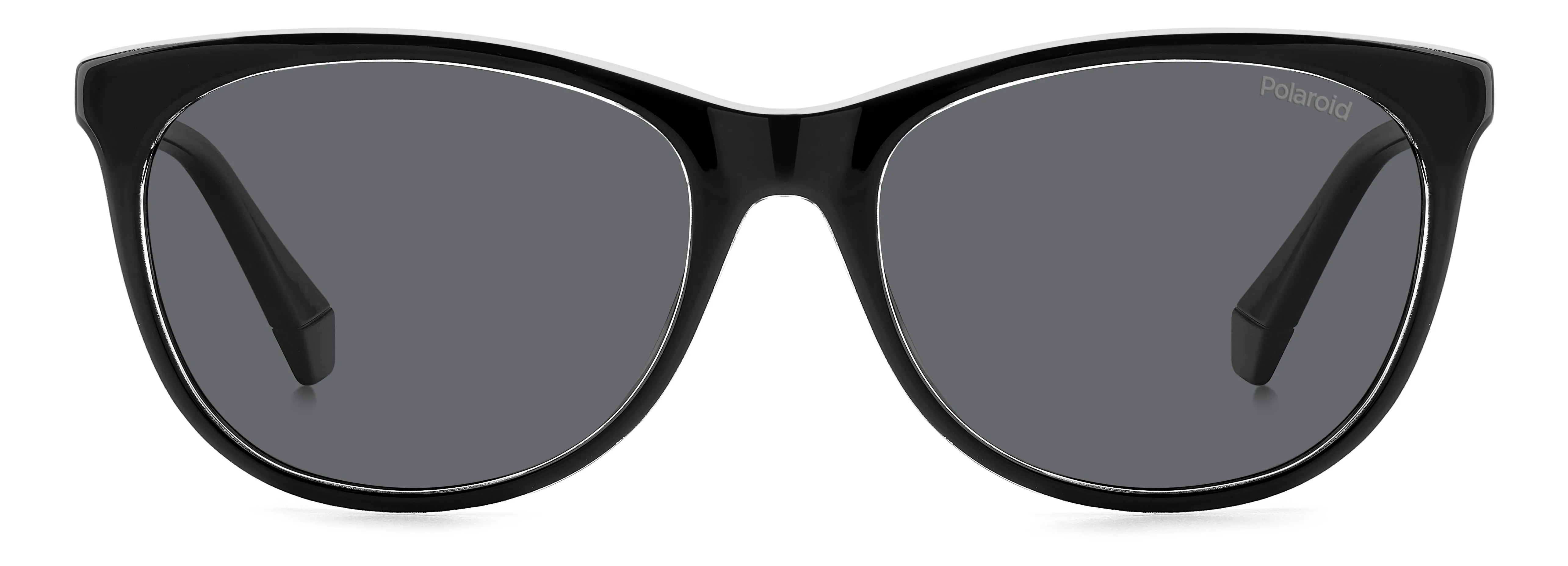 Polaroid PLD 4161/S 7C5/M9 Occhiali da sole Policarbonato Nero Grigio Cat Eye Polarizzata - immagine 2