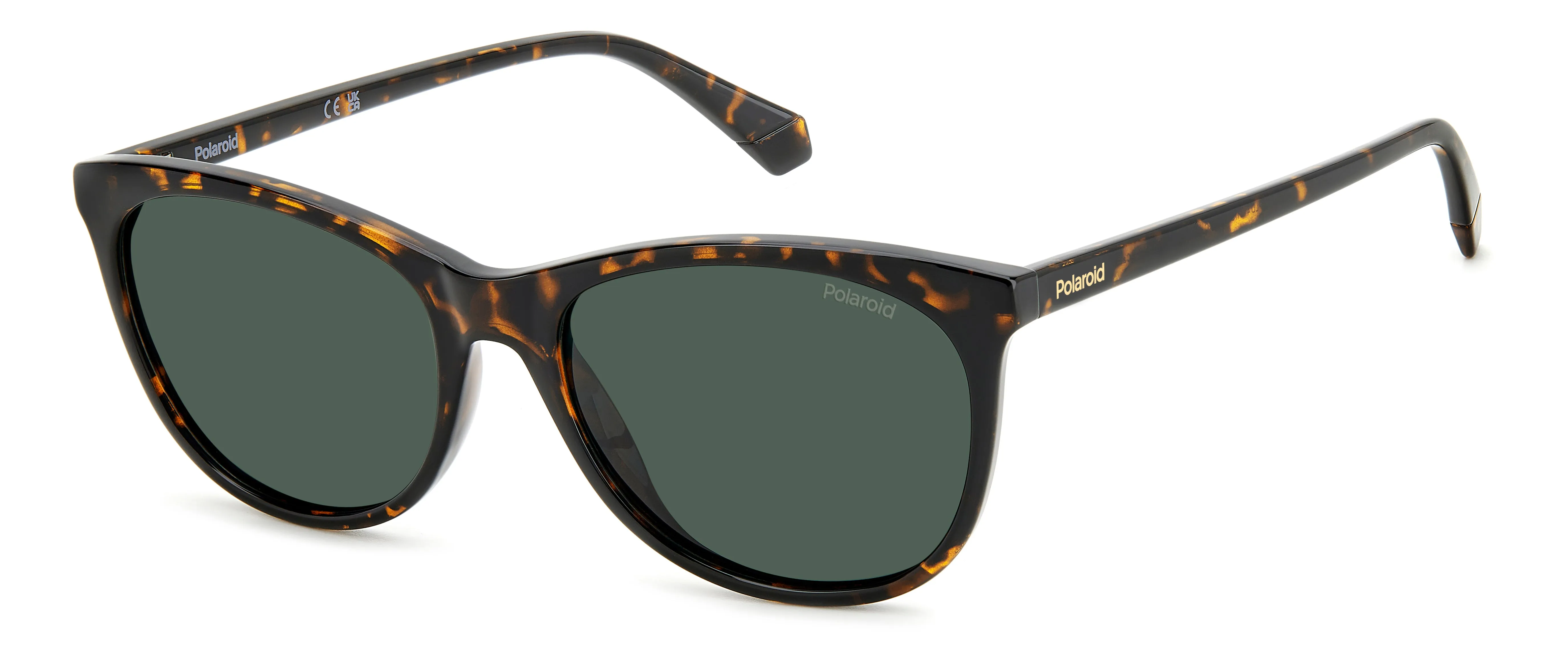 Polaroid PLD 4161/S 086/UC Occhiali da sole Policarbonato Havana Verde Cat Eye Polarizzata - immagine 1