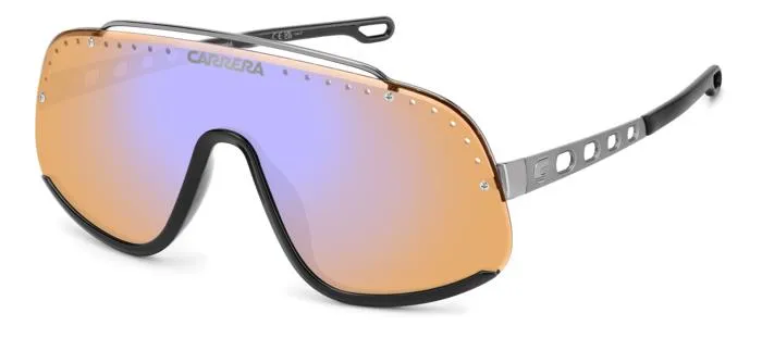 Carrera FLAGLAB 16 8IJ/DP Occhiali da sole Metallo Rutenio Arancione Maschera Specchiato - immagine 1
