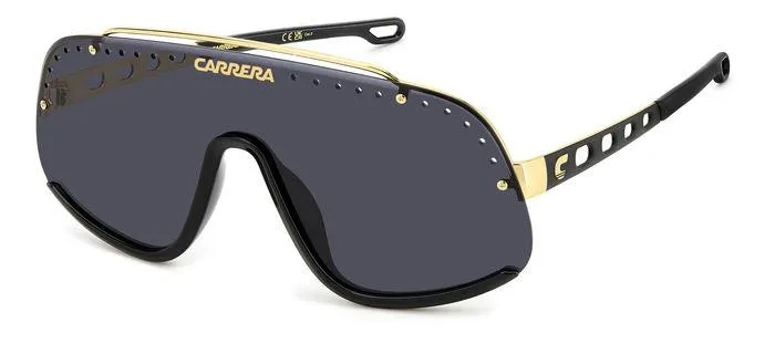 Carrera FLAGLAB 16 2M2/2K Occhiali da sole Metallo Nero Grigio Maschera Antiriflesso - immagine 1