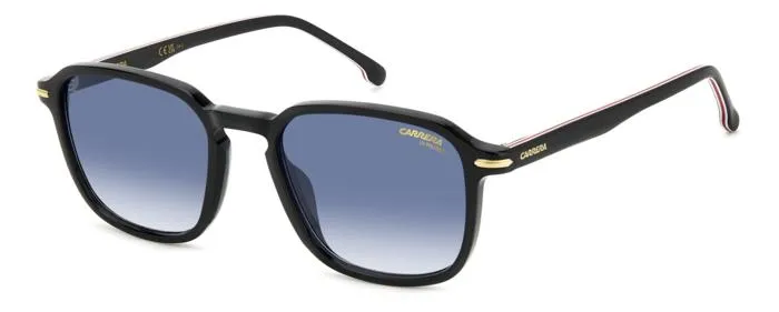 Carrera CARRERA 328/S 807/08 Occhiali da sole Acetato Nero Blu Squadrata Sfumato - immagine 1