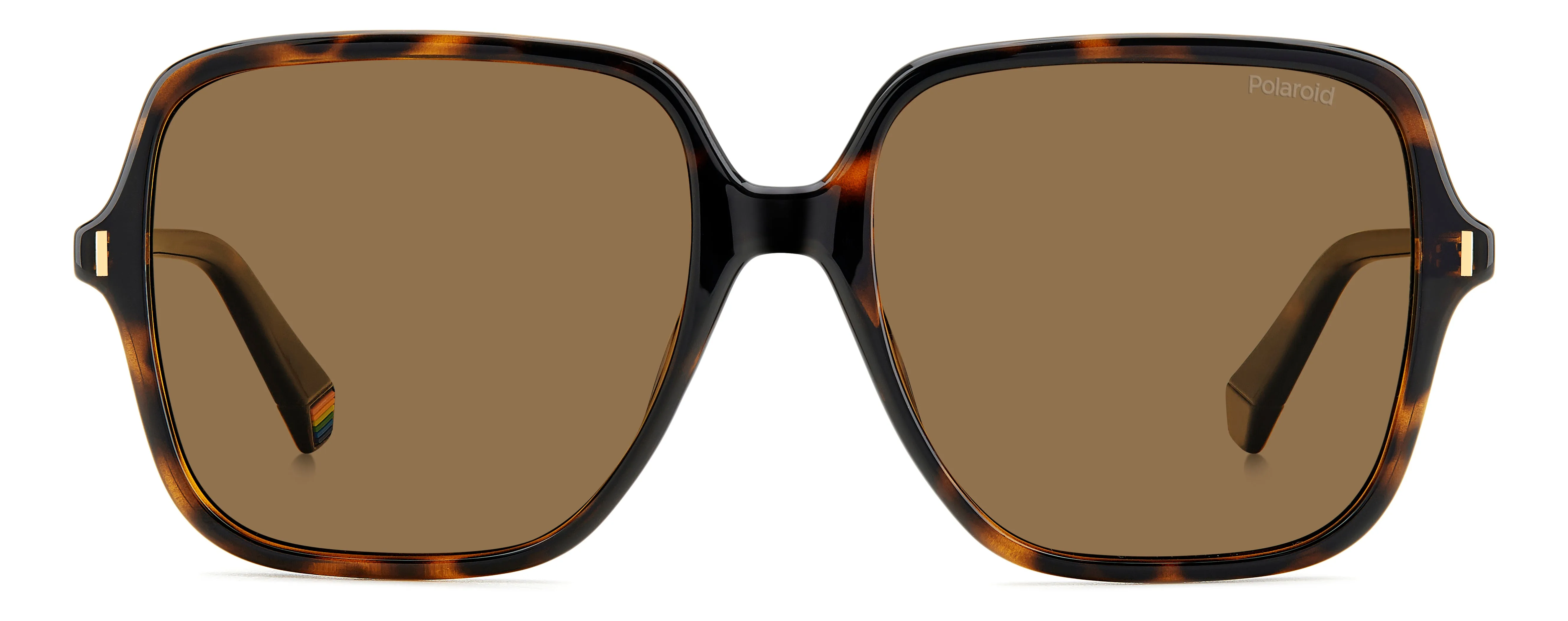 Polaroid PLD 6219/S 086/SP Occhiali da sole Plastica Havana Marrone Squadrata Polarizzata - immagine 2