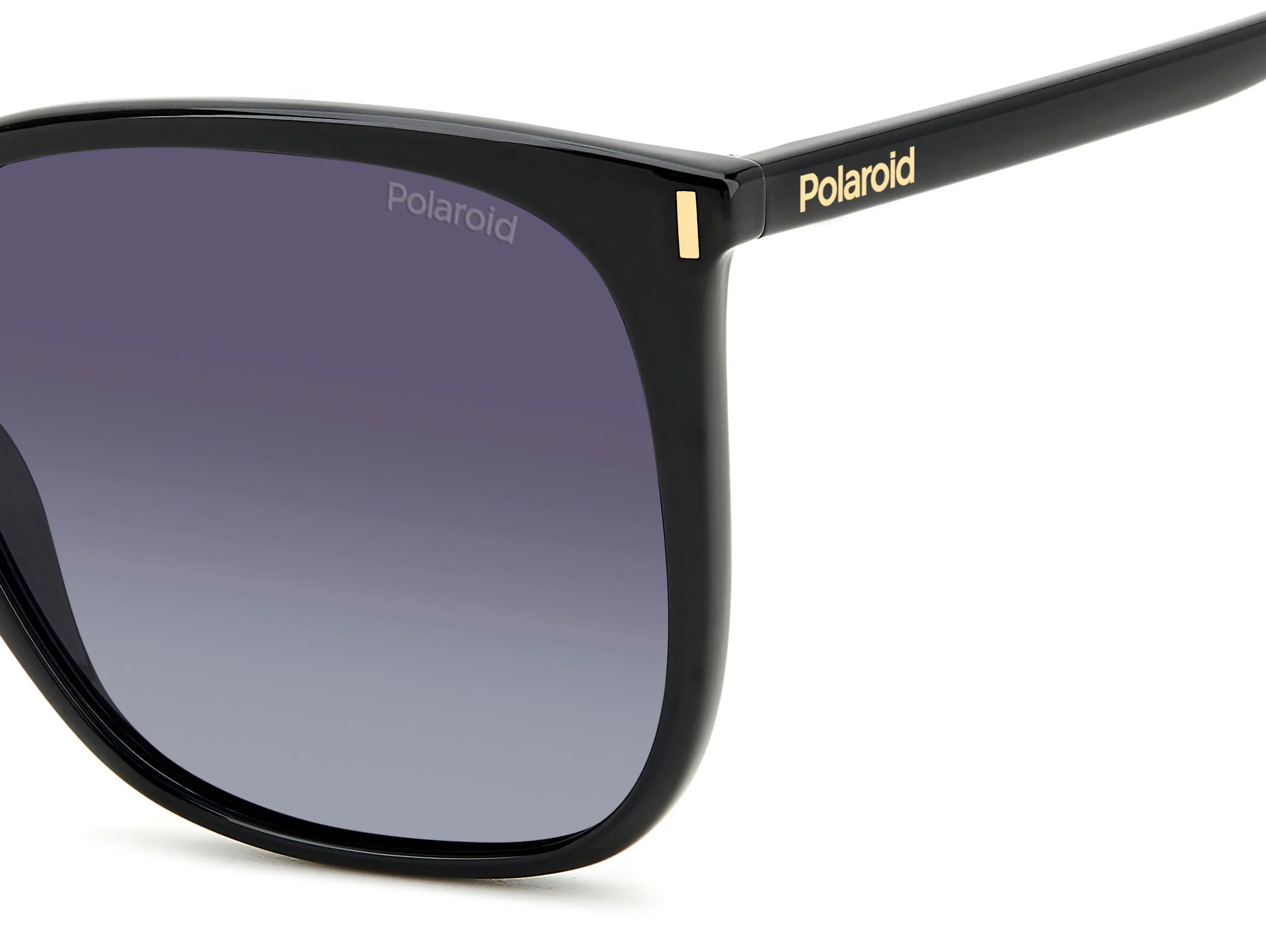 Polaroid PLD 6218/S 807/WJ Occhiali da sole Plastica Nero Grigio Squadrata Polarizzata Sfumato - immagine 4