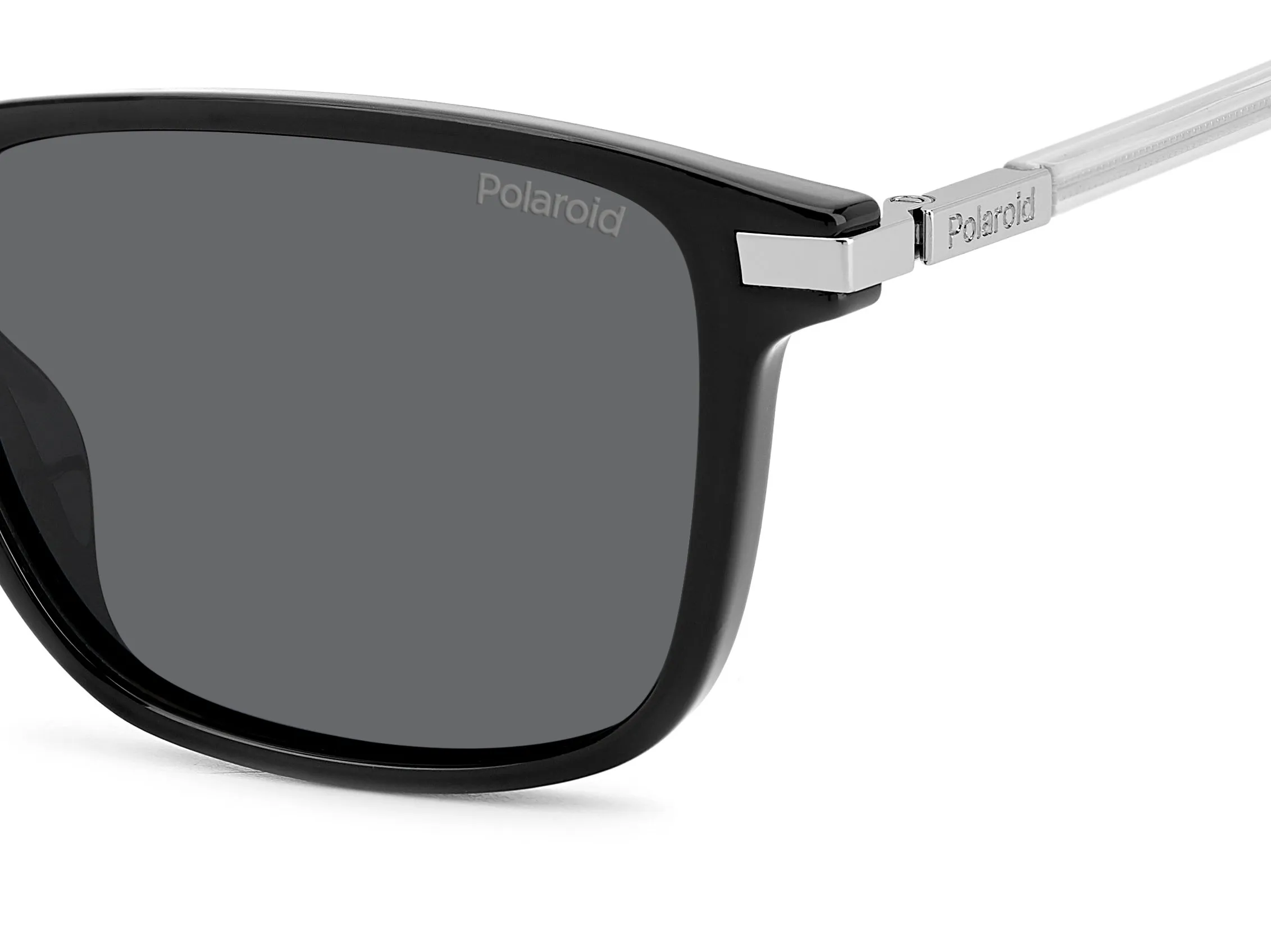 Polaroid PLD 4169/G/S/X 807/M9 Occhiali da sole Policarbonato Nero Grigio Squadrata Polarizzata - immagine 4