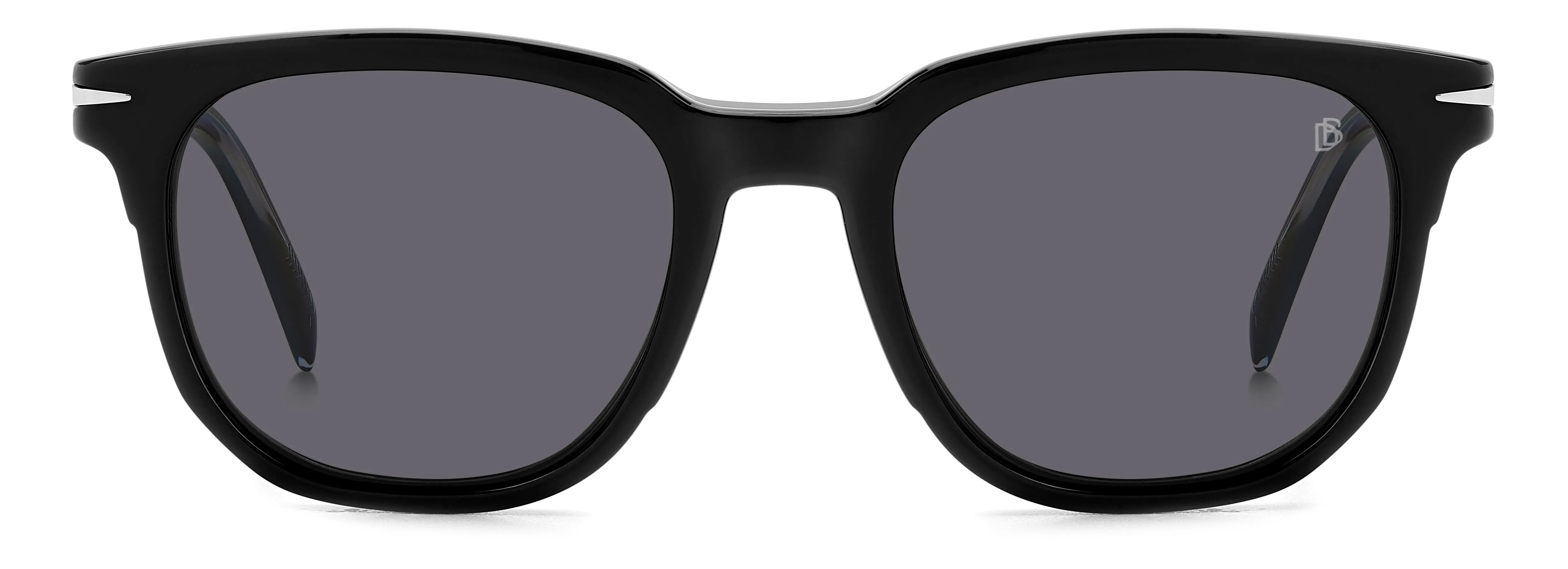 DAVID BECKHAM DB 7120/CS 807/M9 Occhiali da sole Acetato Nero Grigio Squadrata Polarizzata - immagine 2