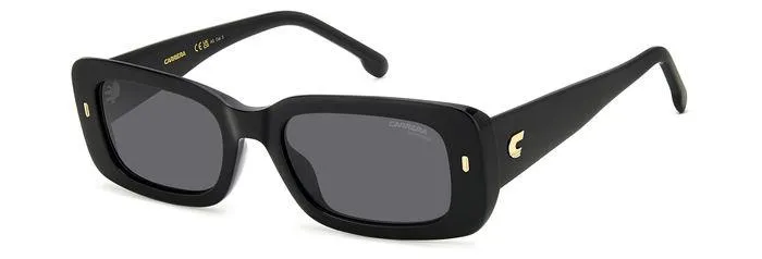 Carrera CARRERA 3014/S 807/IR Occhiali da sole Acetato Nero Grigio Squadrata Normale - immagine 1