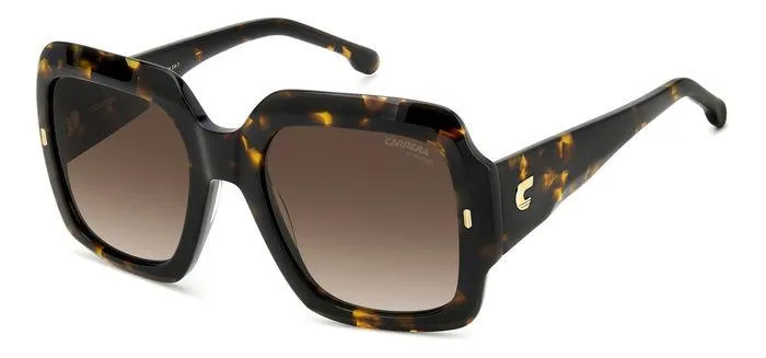 Carrera CARRERA 3004/S 086/HA Occhiali da sole Acetato Havana Marrone Squadrata Normale Sfumato - immagine 1