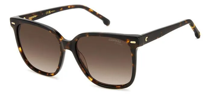 Carrera CARRERA 3002/S 086/HA Occhiali da sole Acetato Havana Marrone Squadrata Sfumato - immagine 1