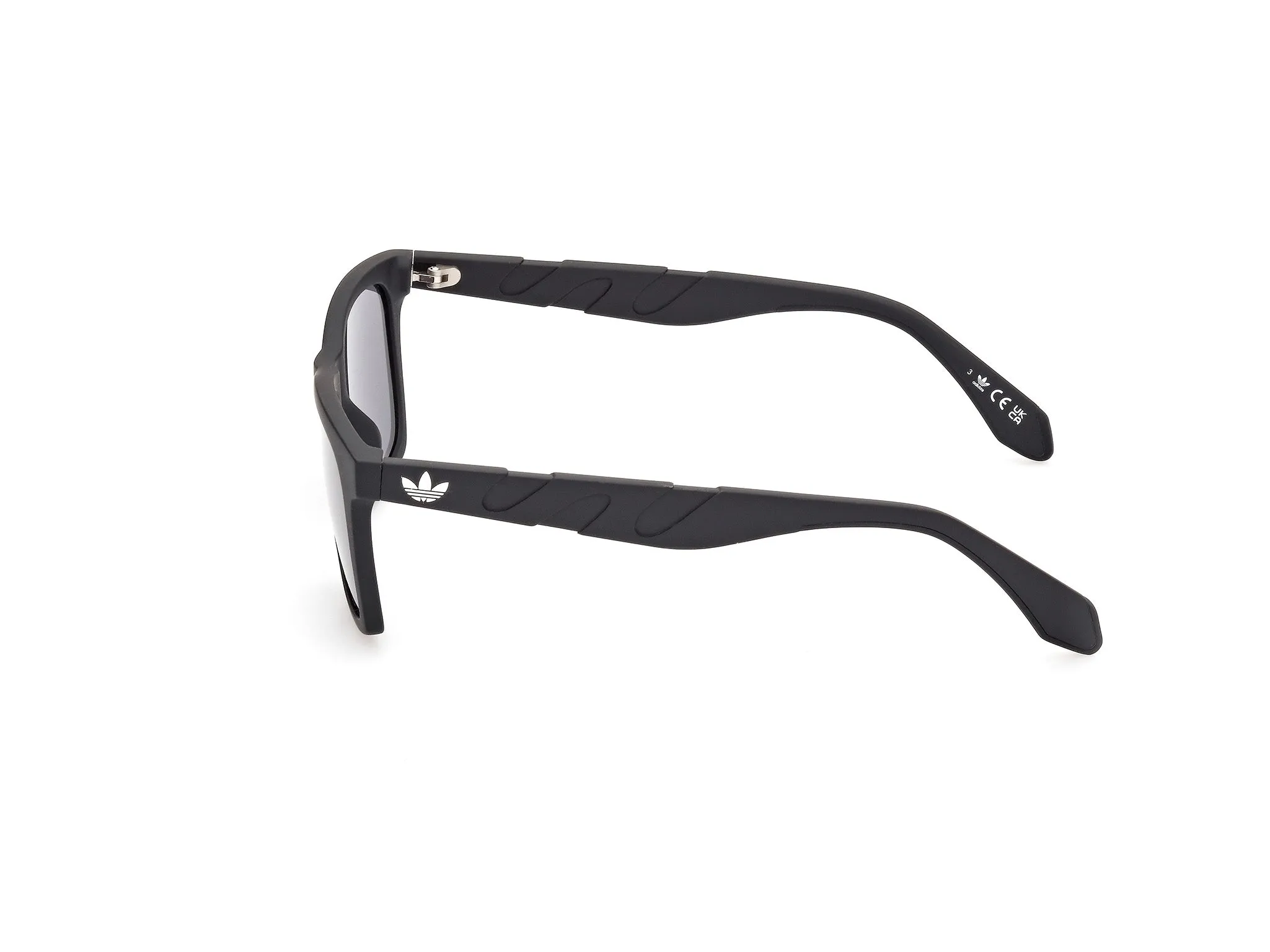 Adidas Sport Unisex Adidas OR0101 02A Occhiali da sole Iniettato Nero Grigio Squadrata Normale - immagine 2