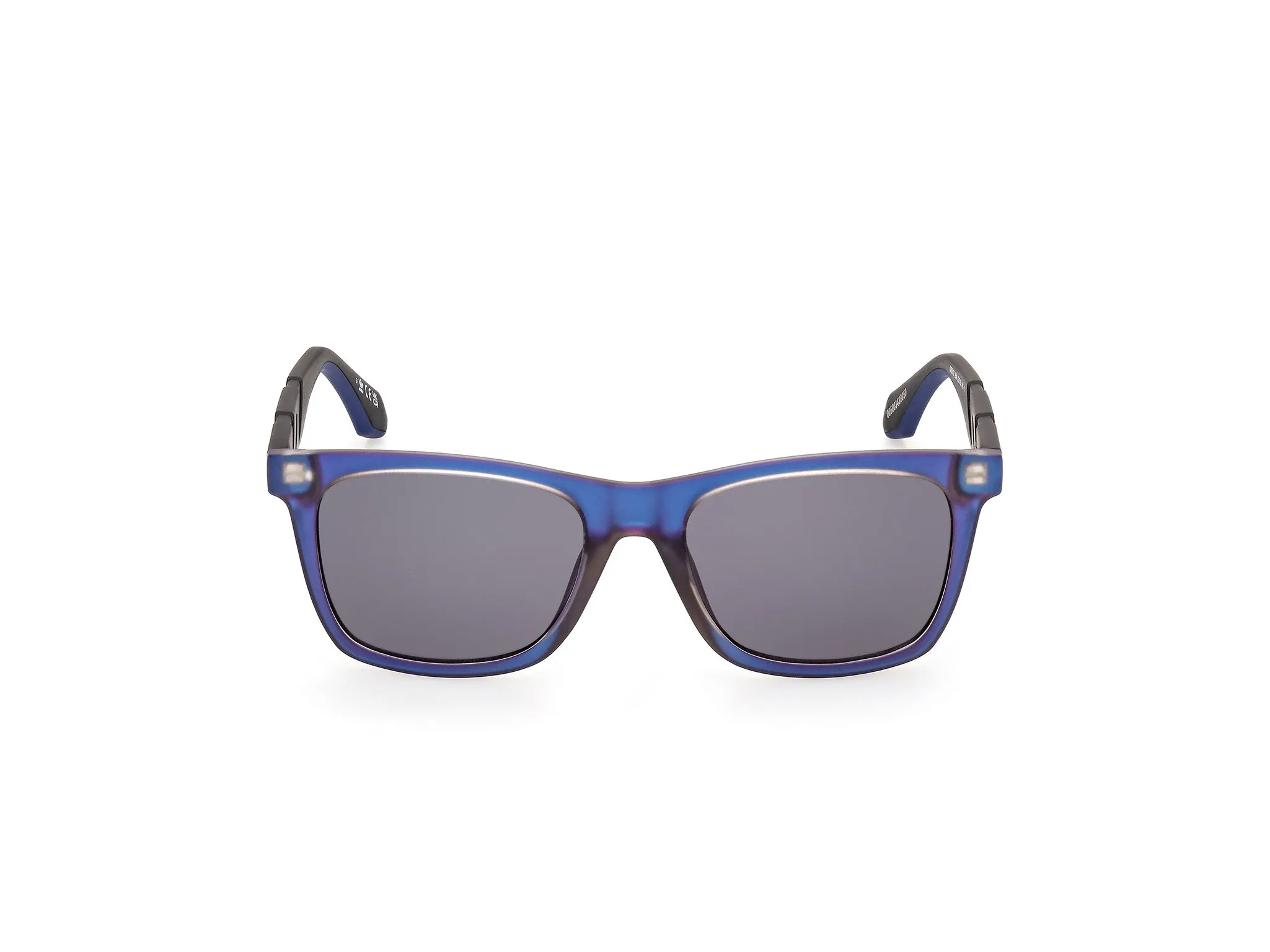 Adidas Sport Unisex Adidas OR0101 83A Occhiali da sole Iniettato Viola Grigio Squadrata Normale - immagine 3