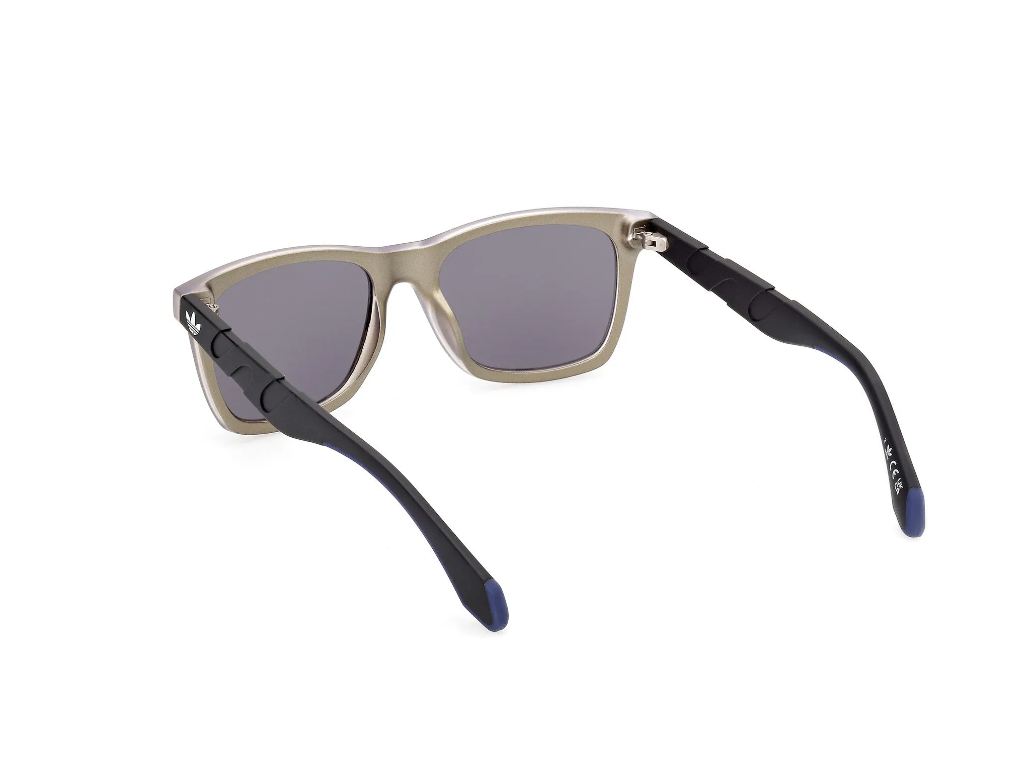 Adidas Sport Unisex Adidas OR0101 83A Occhiali da sole Iniettato Viola Grigio Squadrata Normale - immagine 4