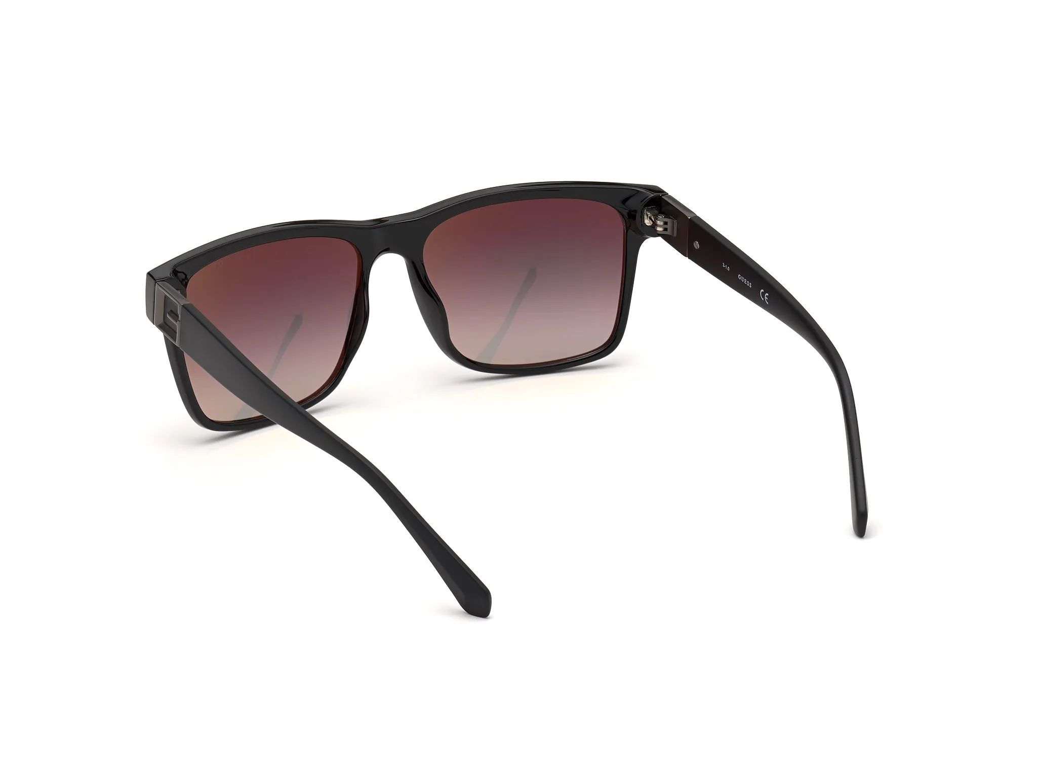 Guess GU00004 01Q Occhiali da sole Iniettato Nero Verde Squadrata Normale Specchiato - immagine 4