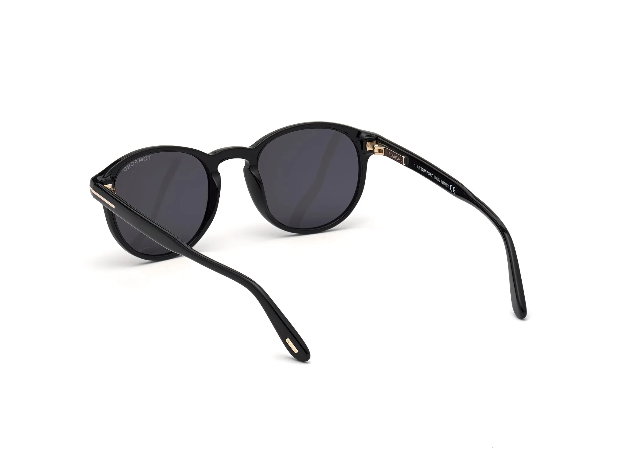 TOM FORD FT0834 DANTE 01A Occhiali da sole Acetato Nero Grigio Rotonda Normale - immagine 4