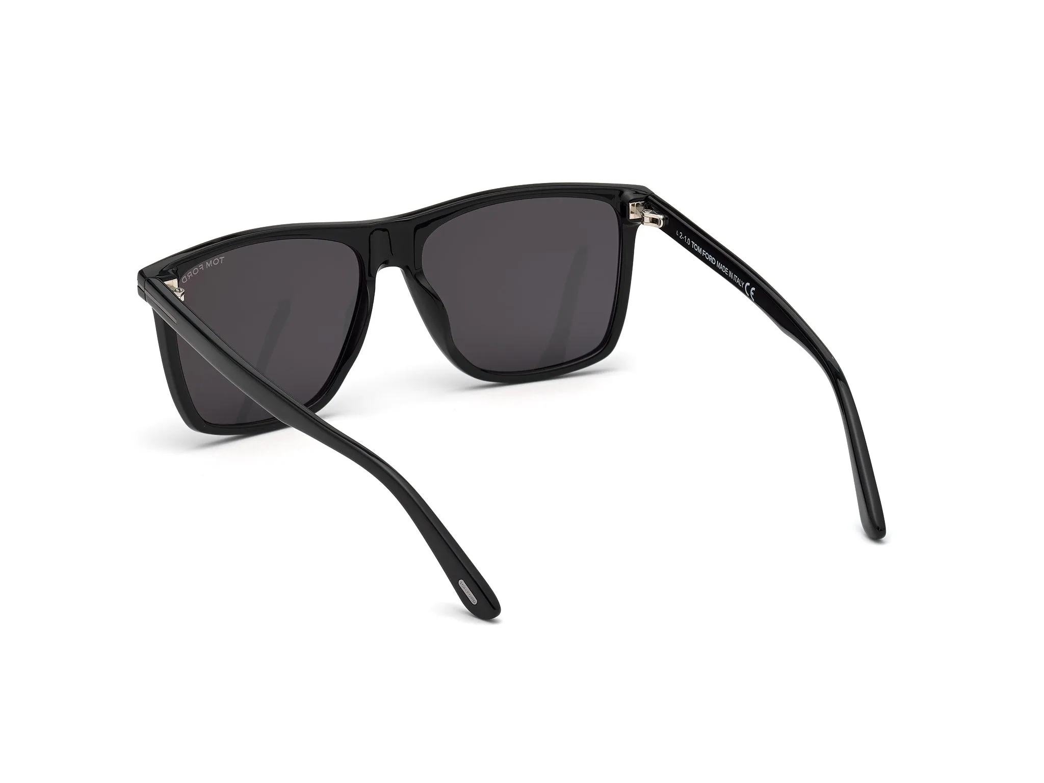 TOM FORD FT0832-N FLETCHER 01A Occhiali da sole Acetato Nero Grigio Squadrata Normale - immagine 4