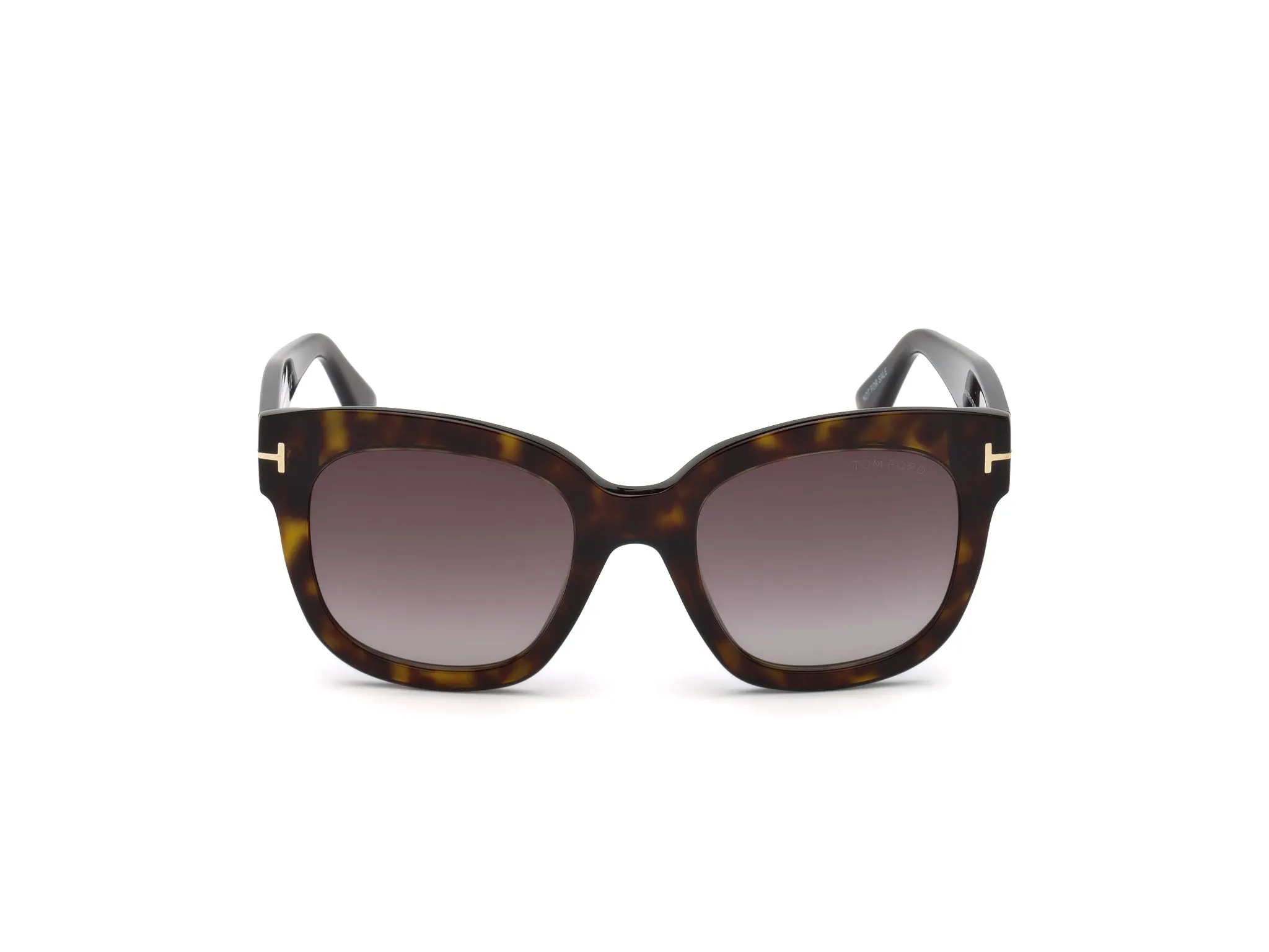 TOM FORD FT0613 BEATRIX-02 52T Occhiali da sole Acetato Havana scuro Bordeaux Geometrica Normale Sfumato - immagine 3