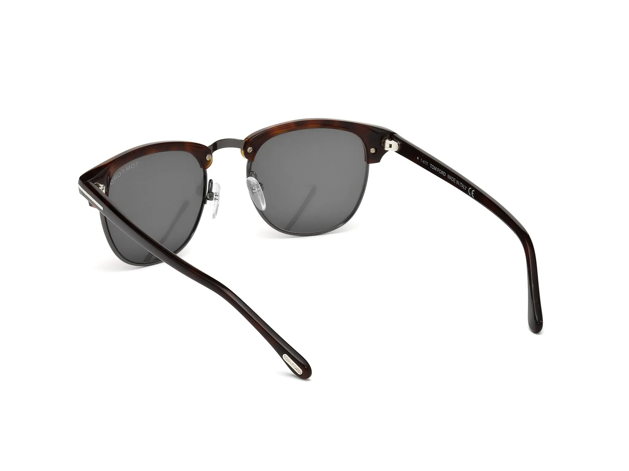 TOM FORD FT0248 HENRY 52A Occhiali da sole Acetato Havana scuro Fumo Squadrata Normale - immagine 2