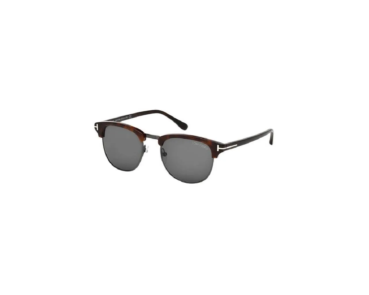 TOM FORD FT0248 HENRY 52A Occhiali da sole Acetato Havana scuro Fumo Squadrata Normale - immagine 1