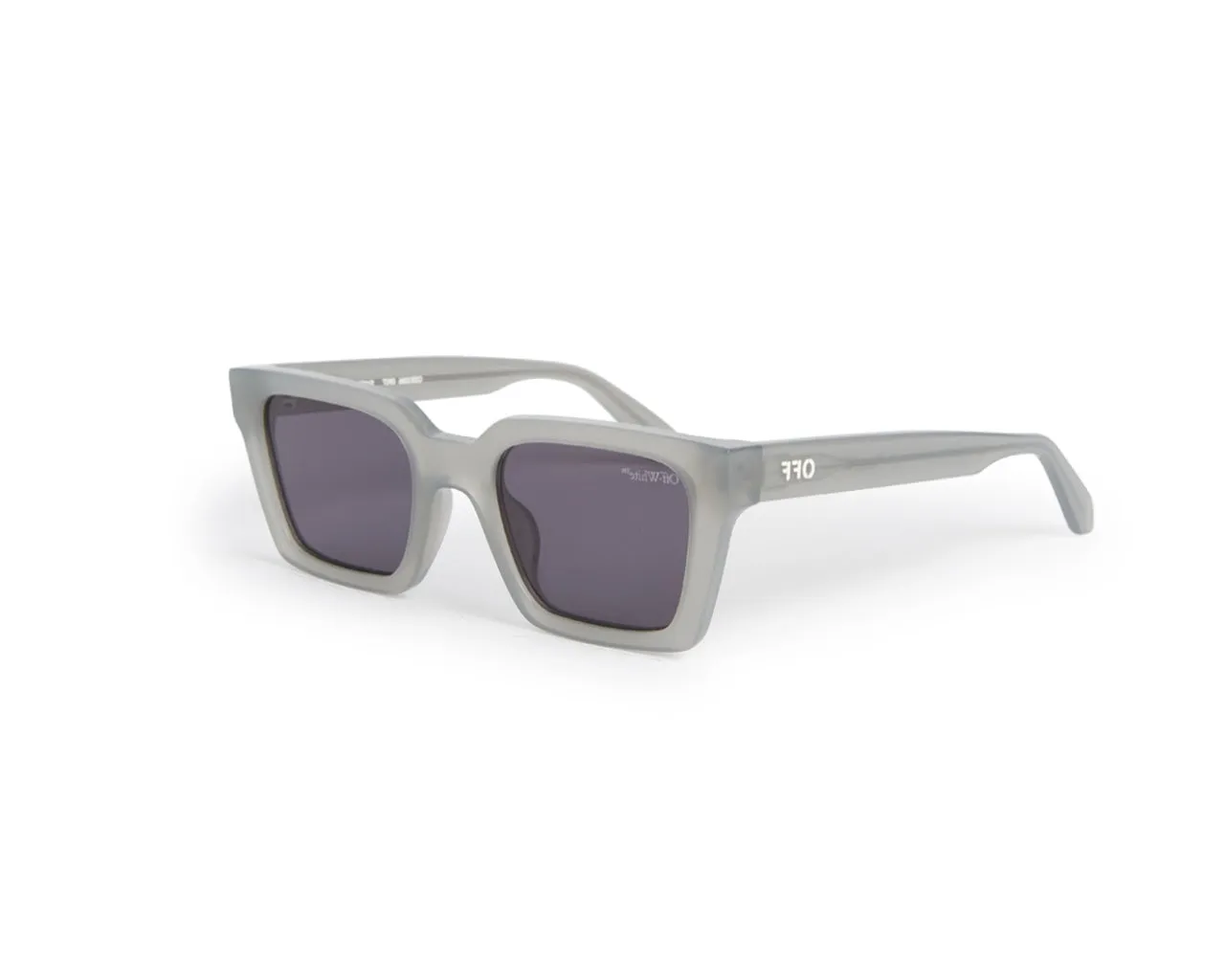 Off-White Unisex OERI086 Palermo 0907 grey Occhiali da sole Acetato Grigio Grigio Squadrata Normale - immagine 1